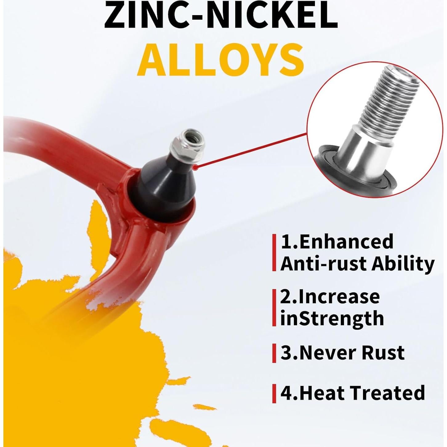 Brazos de Control Superiores Frontales FUTAINEW para Toyota Tacoma 2005-2023