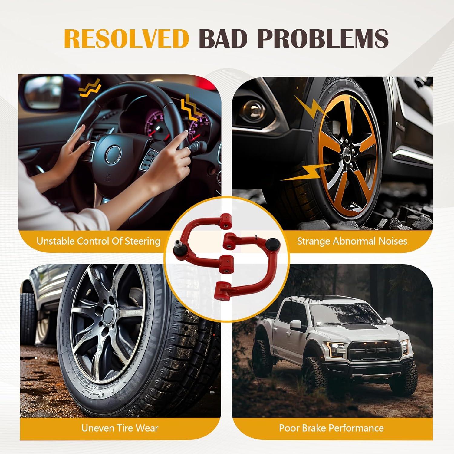 Brazos de Control Superiores Frontales FUTAINEW para Toyota Tacoma 2005-2023