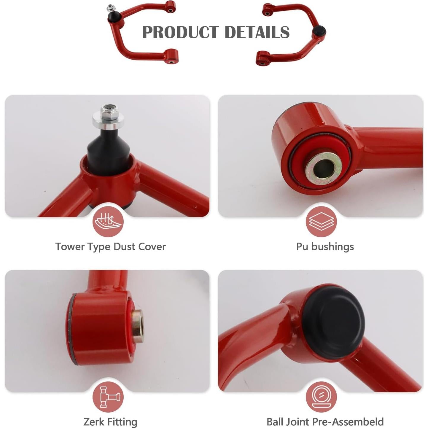 Brazos de Control Superior Frontal FUTAINEW para Nissan Titan 2004-2023