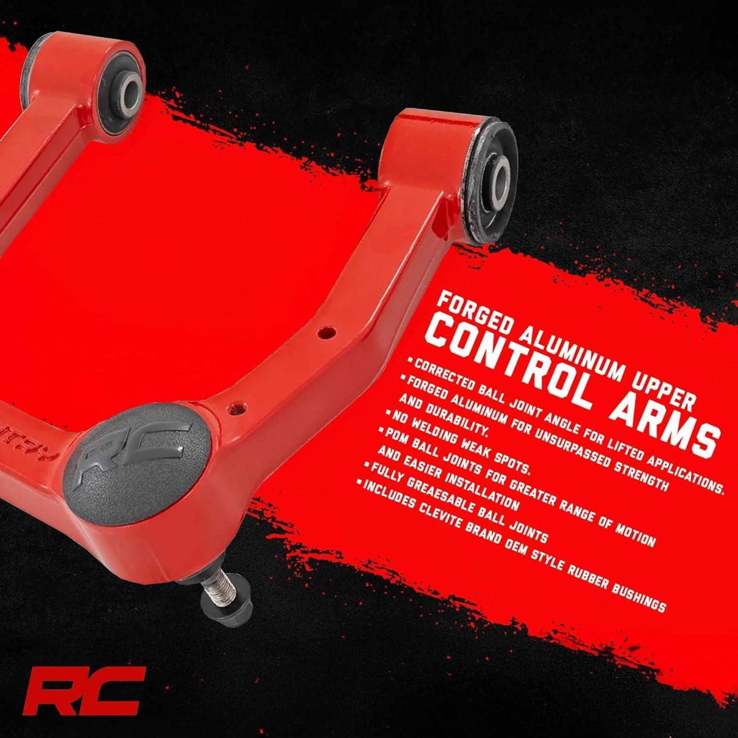 Brazos de Control Superiores Forjados Rough Country 2007-2018 Chevy/GMC