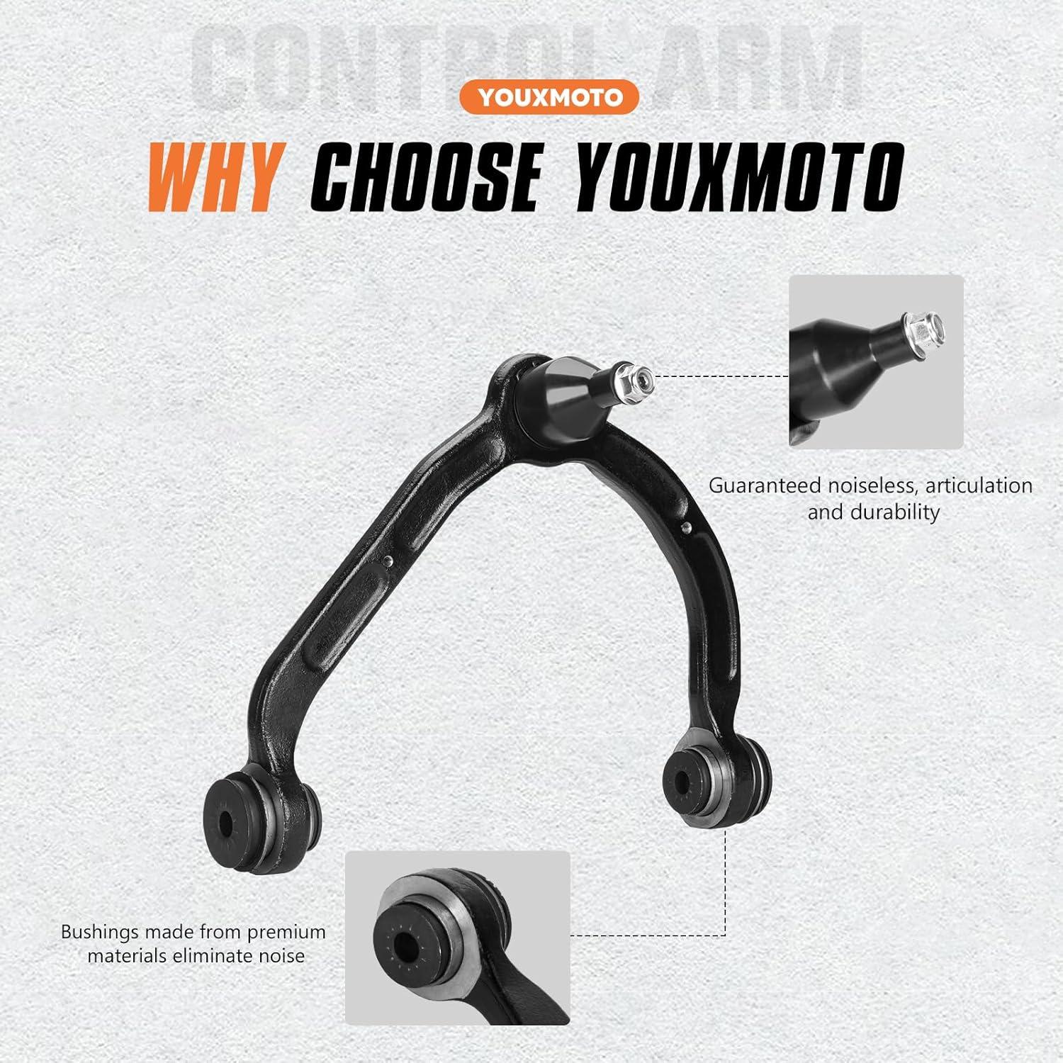 Brazos de Control Superior Youxmoto YXCT0165CT2-AA para Chevrolet y GMC