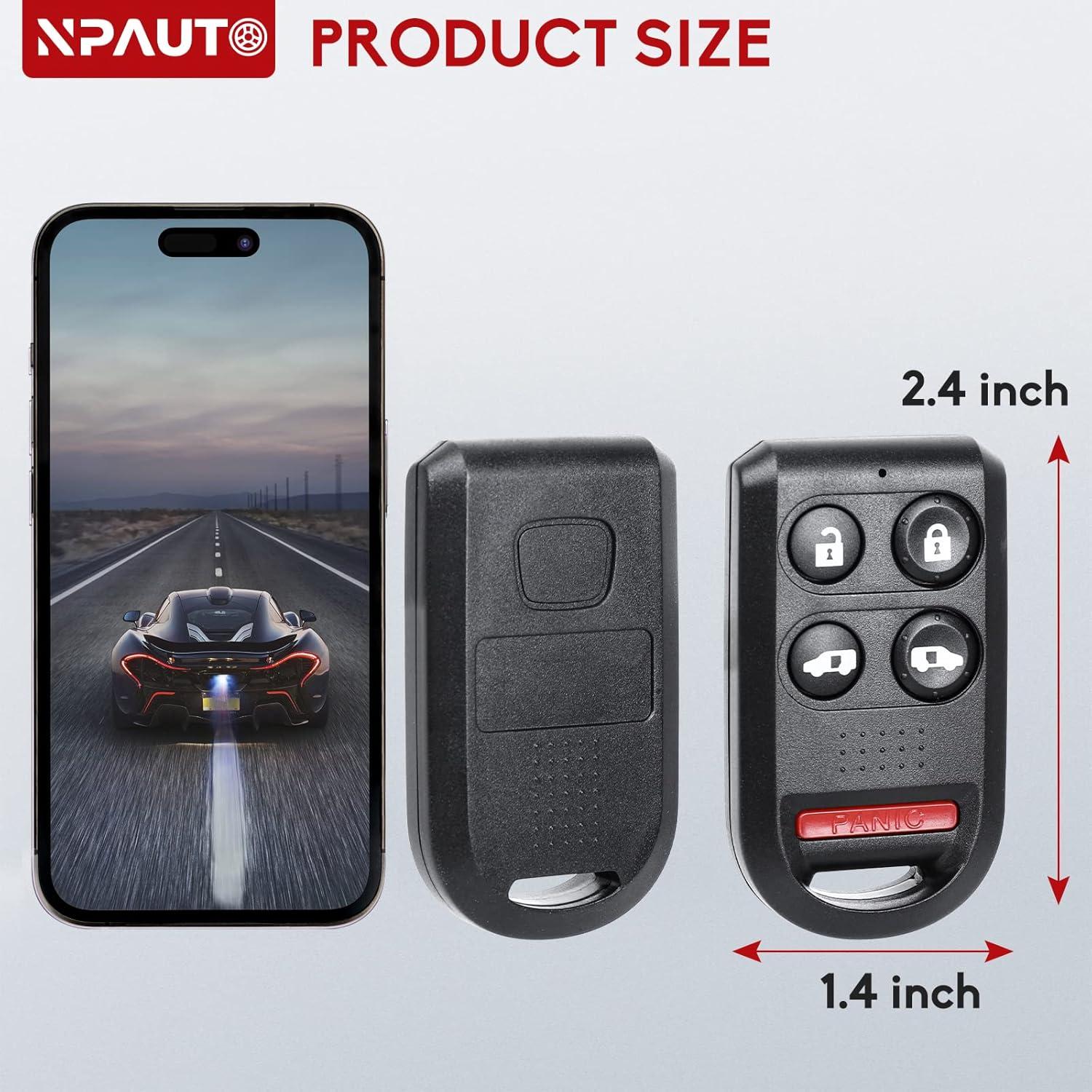 Llave Remota NPAUTO para Honda Odyssey 2005-2010 5 Botones