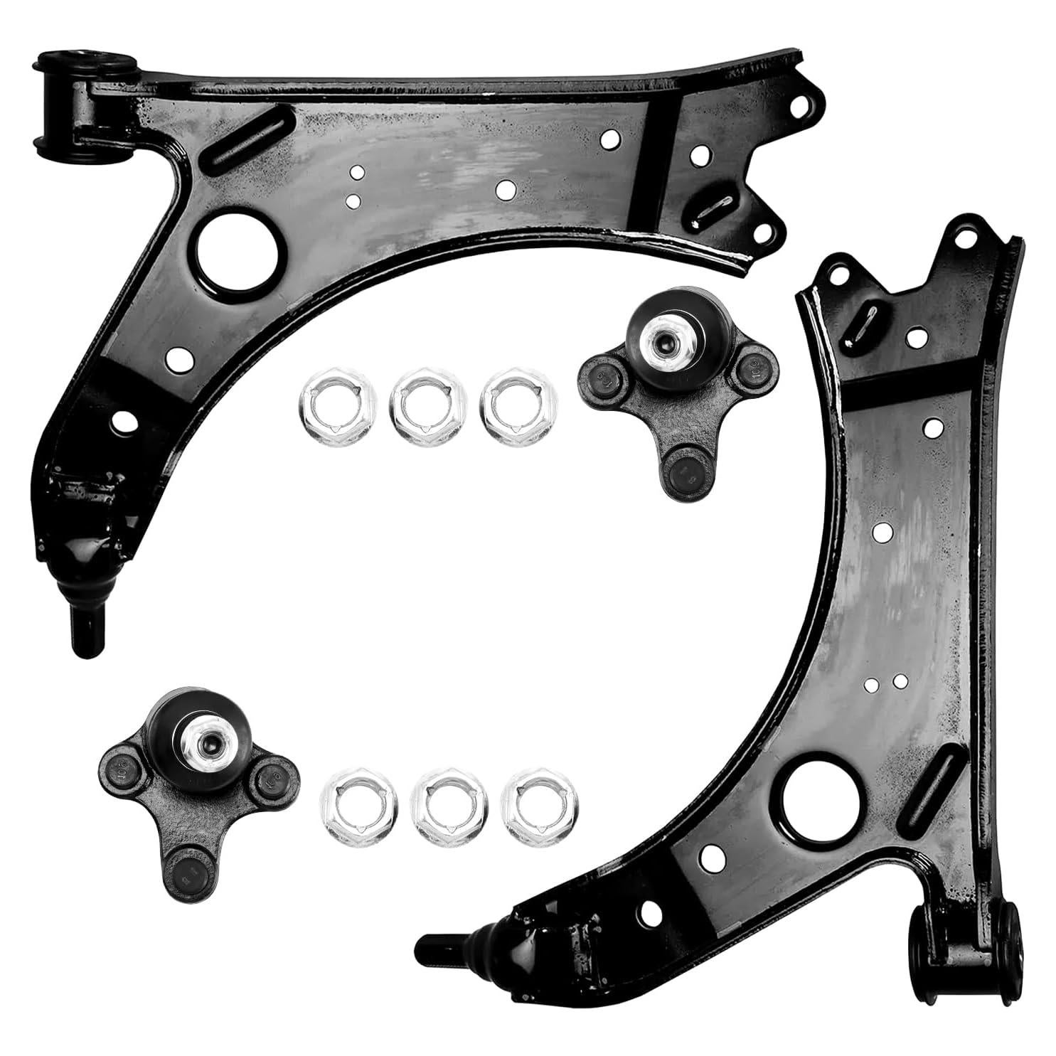 KAC Kit de Suspensión Inferior Frontal 4 Piezas para Jetta Golf GTI A3