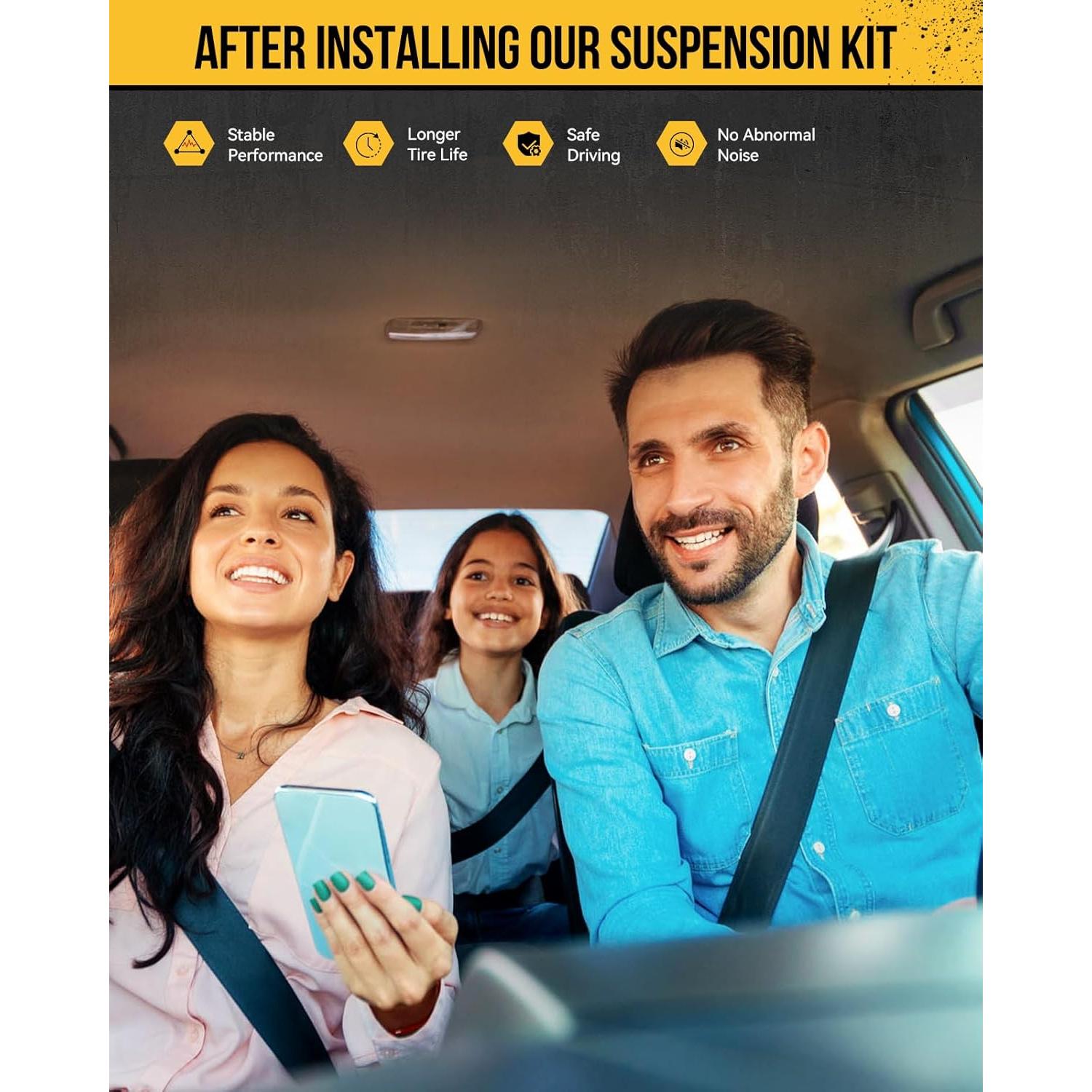 KAC Kit de Suspensión Inferior Frontal 4 Piezas para Jetta Golf GTI A3