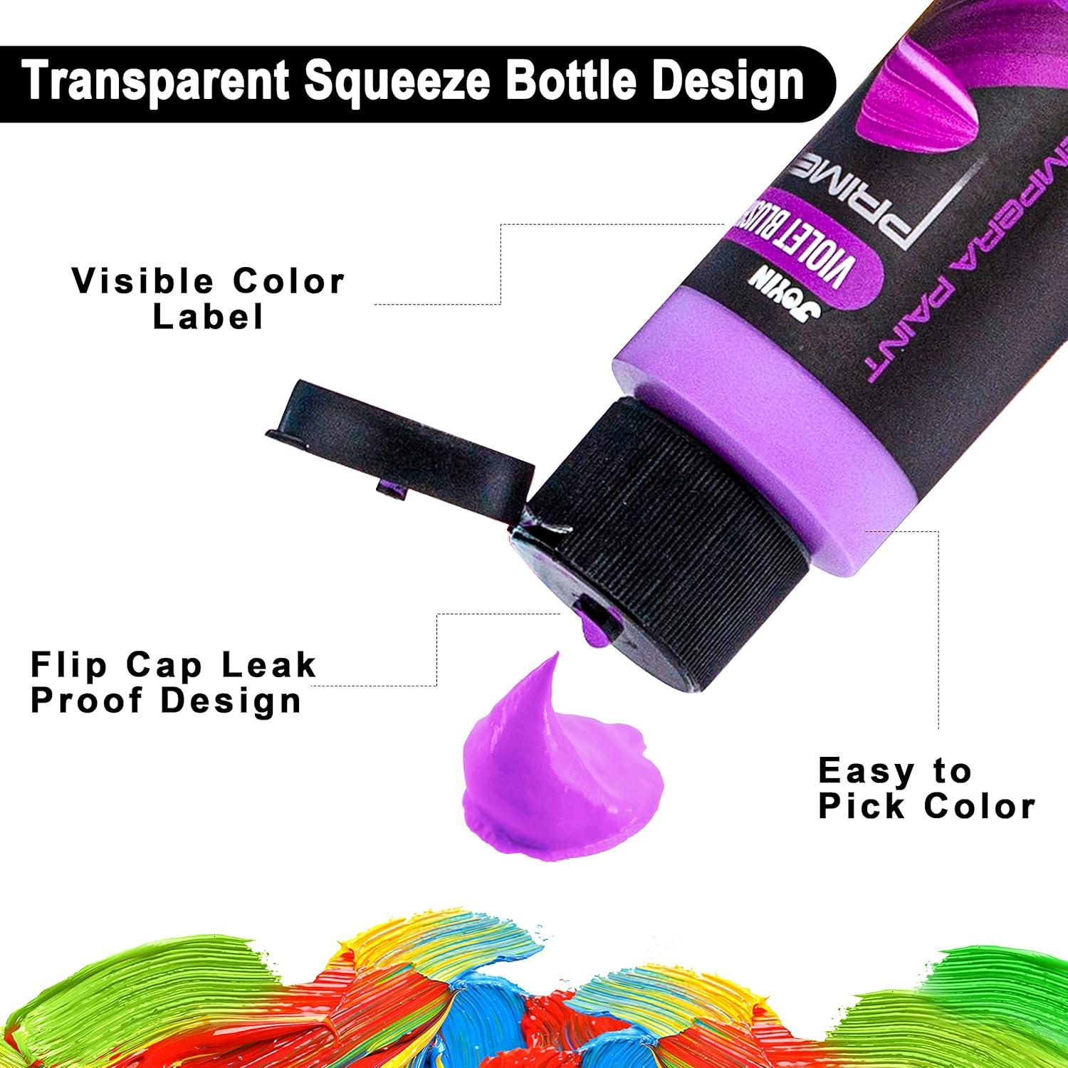 Set de Pintura Tempera JOYIN 12 Colores 2 oz Lavable