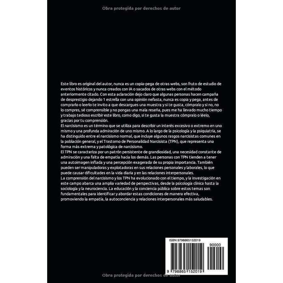 Reflejos Narcisistas: Explorando el Laberinto del Narcisismo (Spanish Edition)