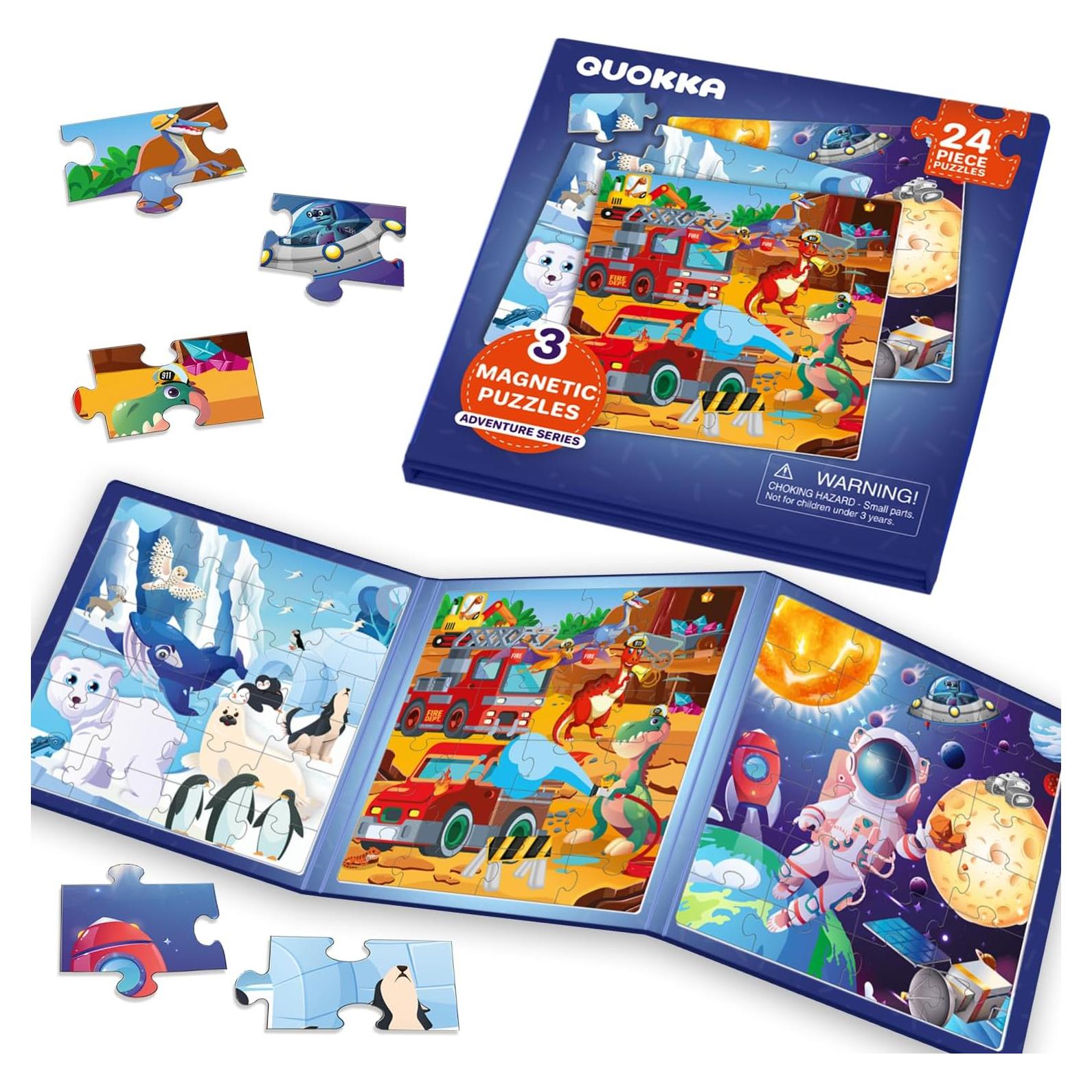 Puzzles Magnéticos Quokka 24 Piezas para Niños 3-5 Años