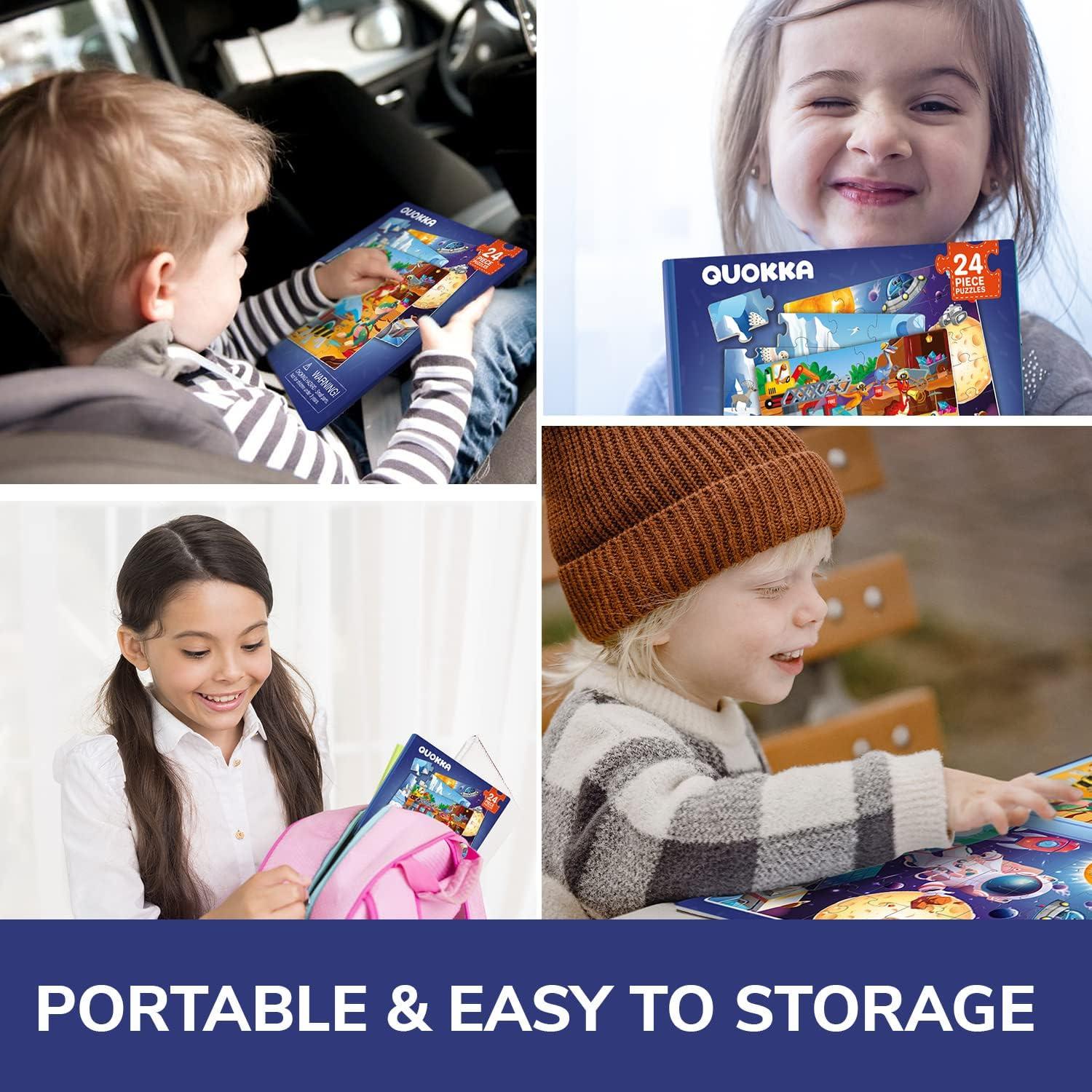 Puzzles Magnéticos Quokka 24 Piezas para Niños 3-5 Años