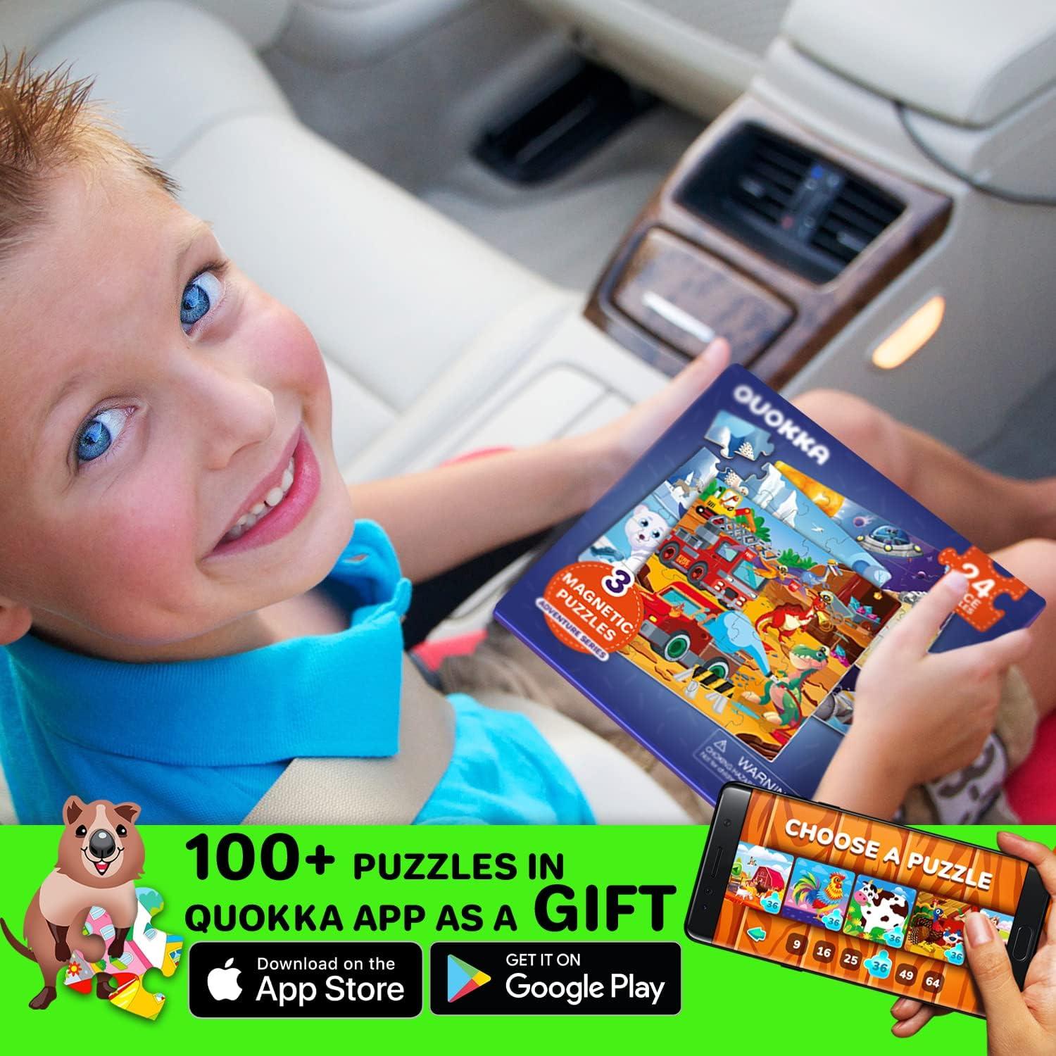 Puzzles Magnéticos Quokka 24 Piezas para Niños 3-5 Años