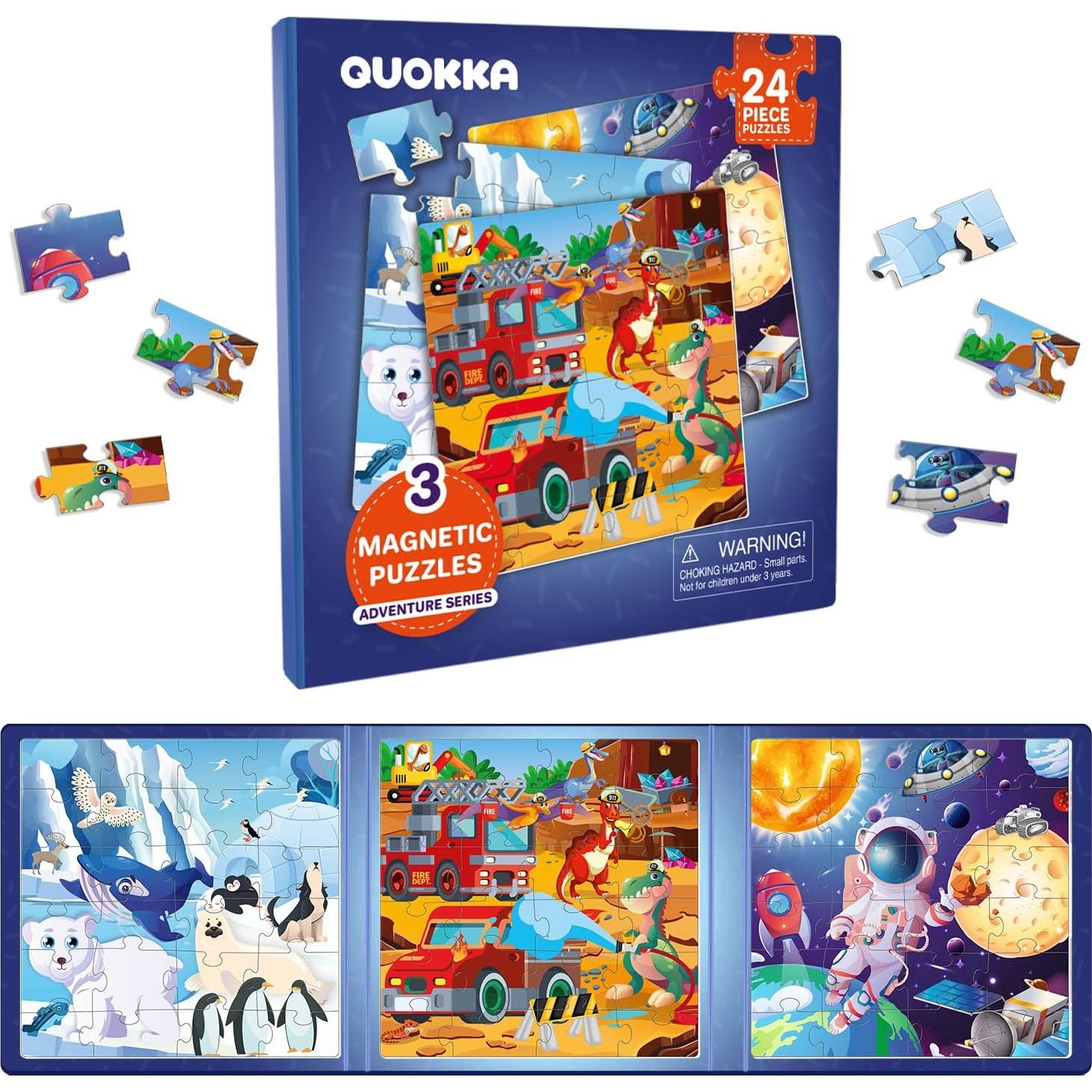 Puzzles Magnéticos Quokka 24 Piezas para Niños 3-5 Años