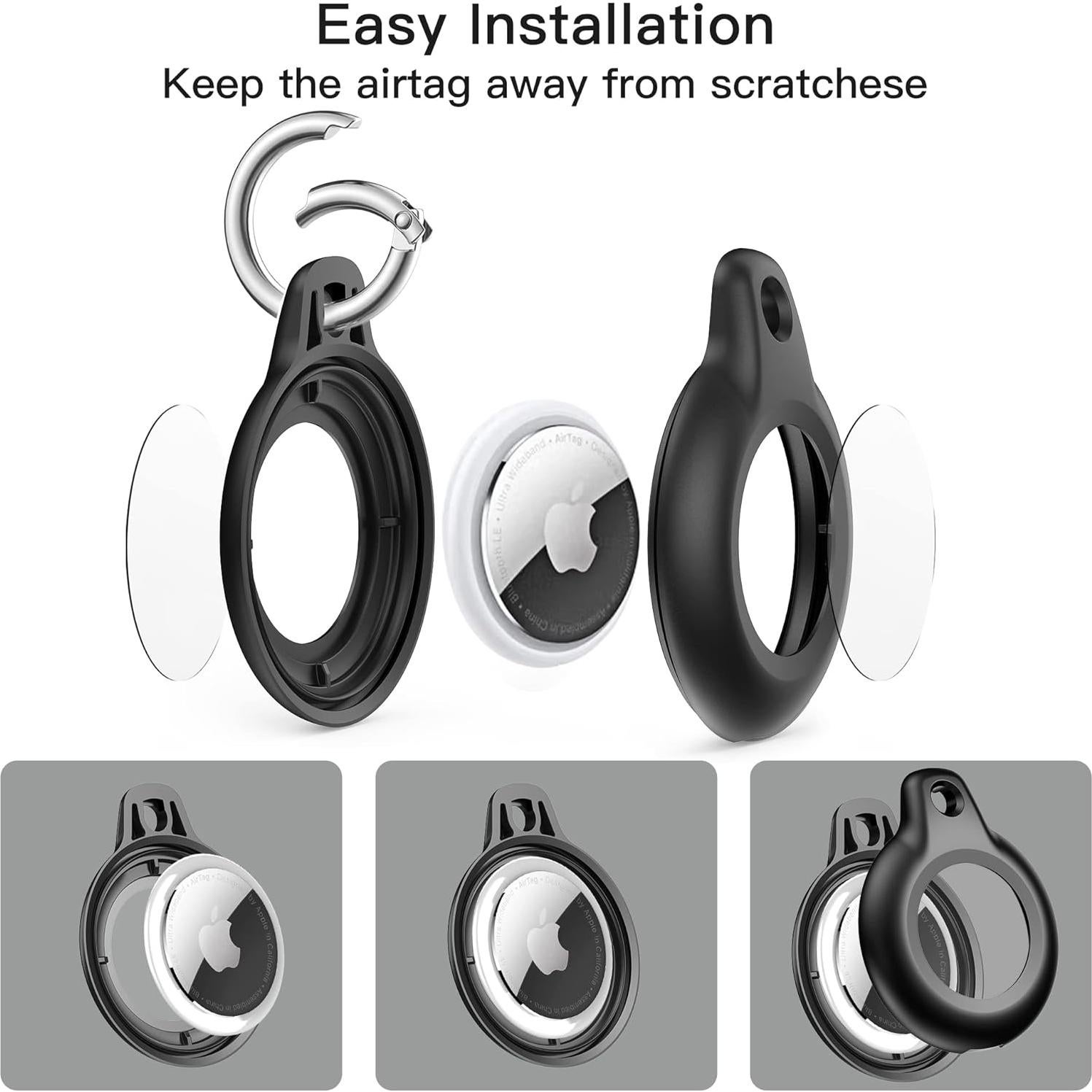 Funda Protectora Lanteso para Apple AirTag IPX8 Multicolor