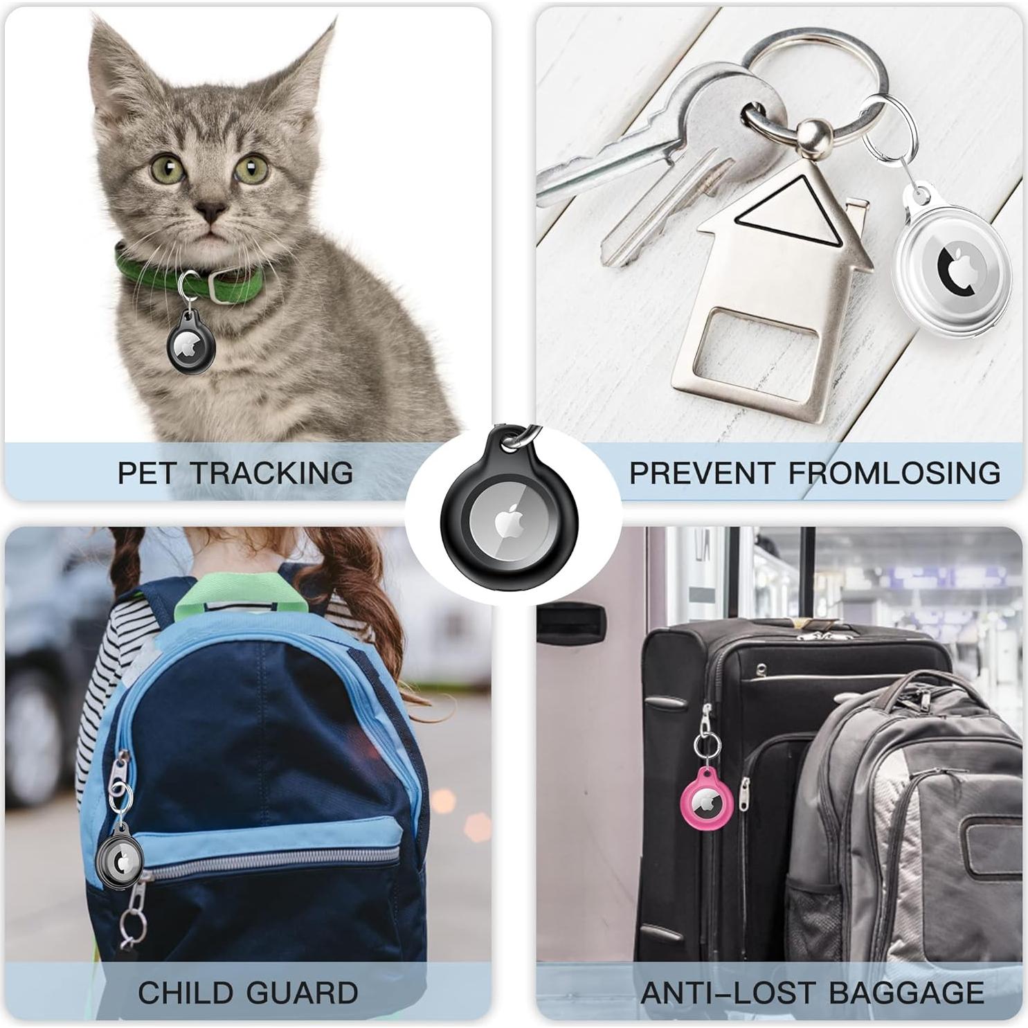 Funda Protectora Lanteso para Apple AirTag IPX8 Multicolor