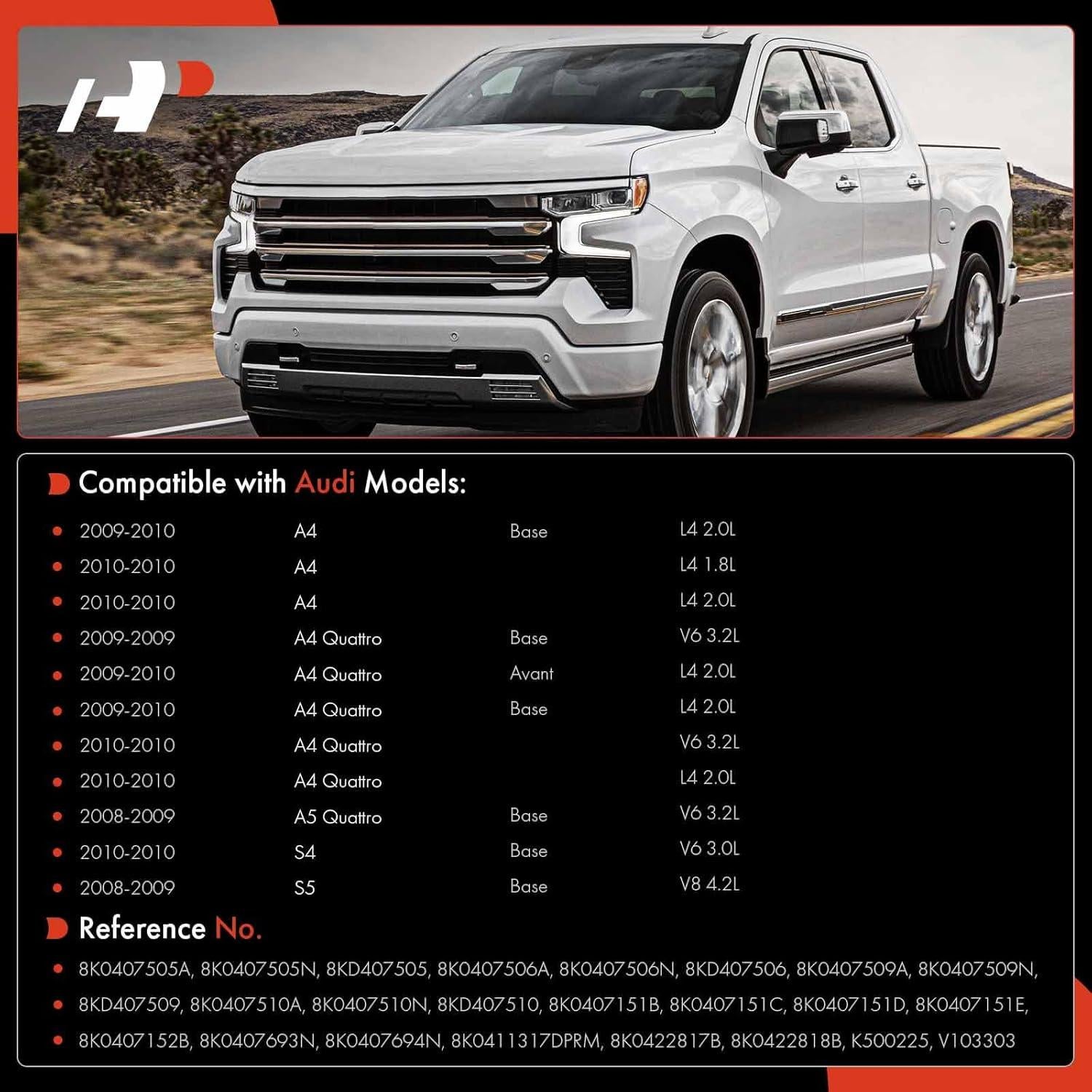 Conjunto de Suspensión Frontal A-Premium para Audi A4/A5/S4/S5