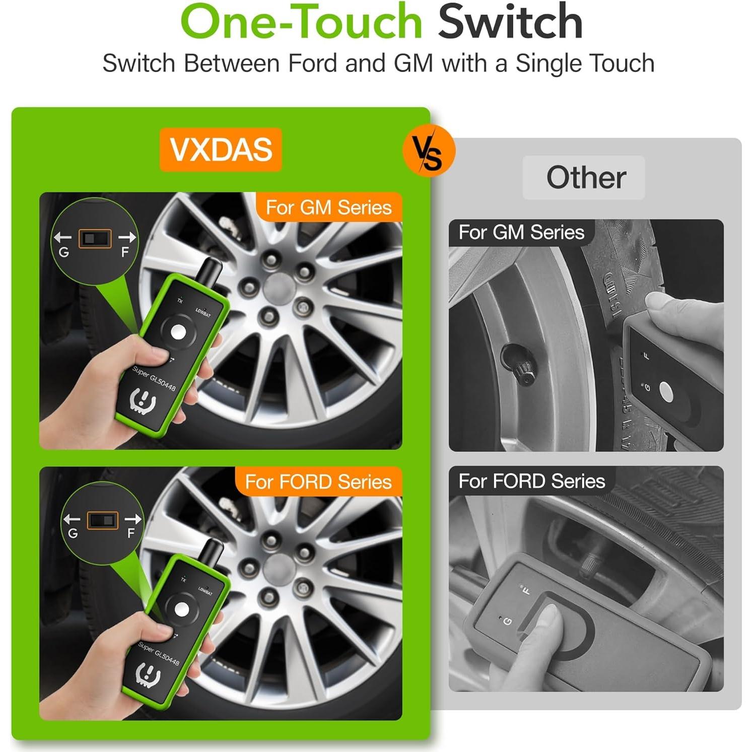 Herramienta TPMS VXDAS Super EL50448 para GM y Ford 2024