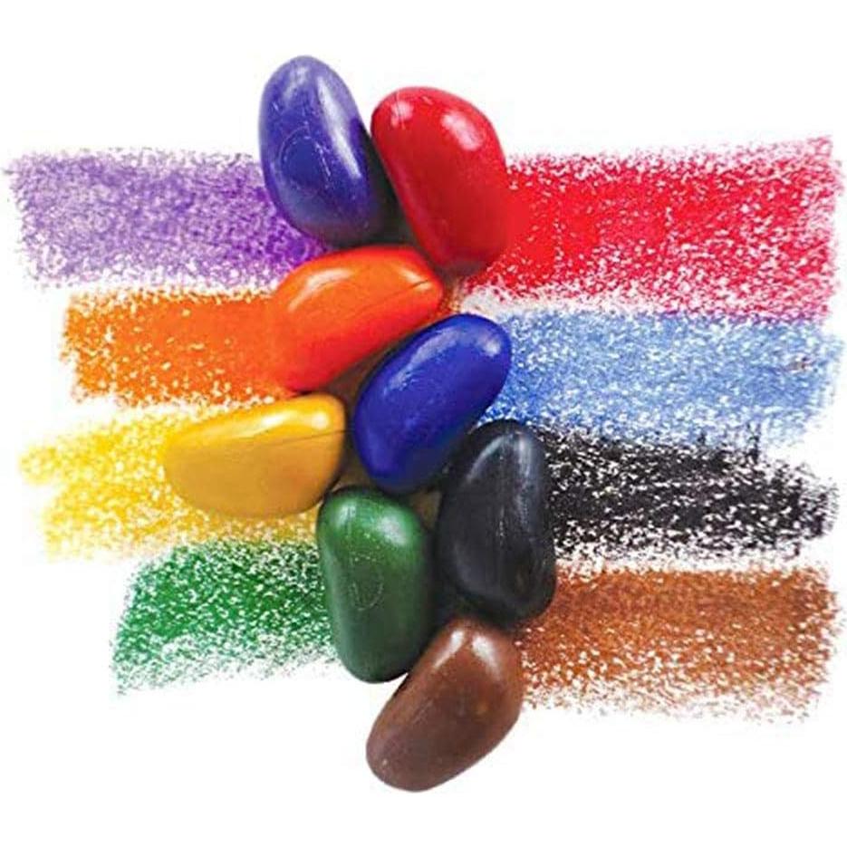 Piedras de Crayón Piedras de Crayón 8 Colores Ergonomicos