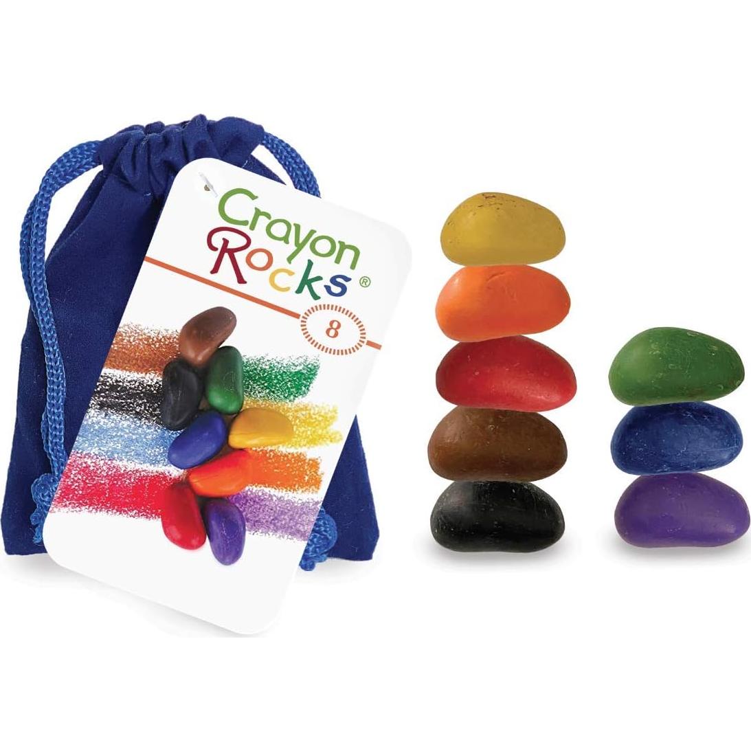Piedras de Crayón Piedras de Crayón 8 Colores Ergonomicos