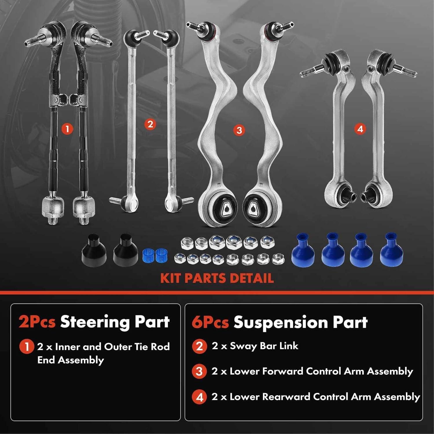 Kit Completo 8 Piezas Brazo Control A-Premium BMW 2006-2015