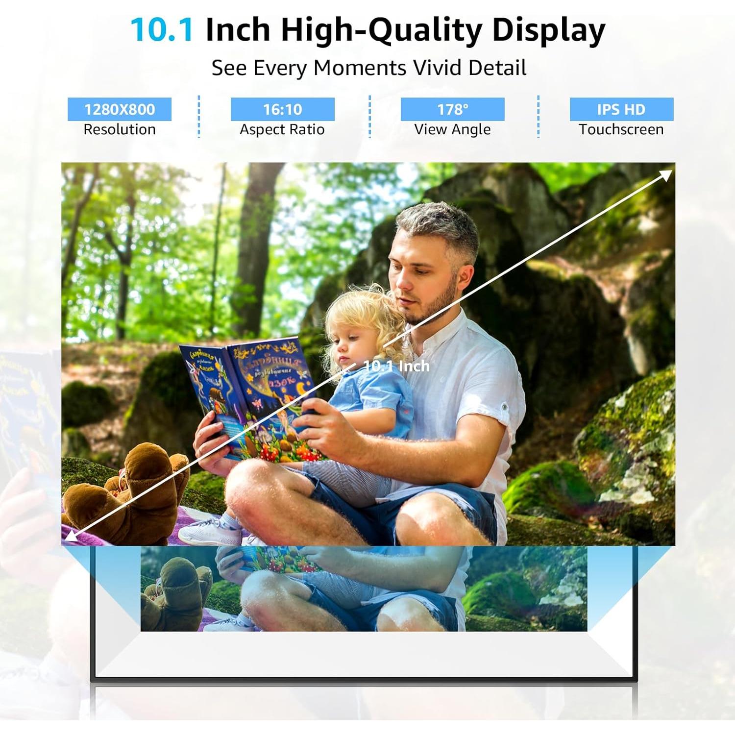 Marco Digital Frameo 10.1" WiFi Pantalla Táctil 16GB Blanco