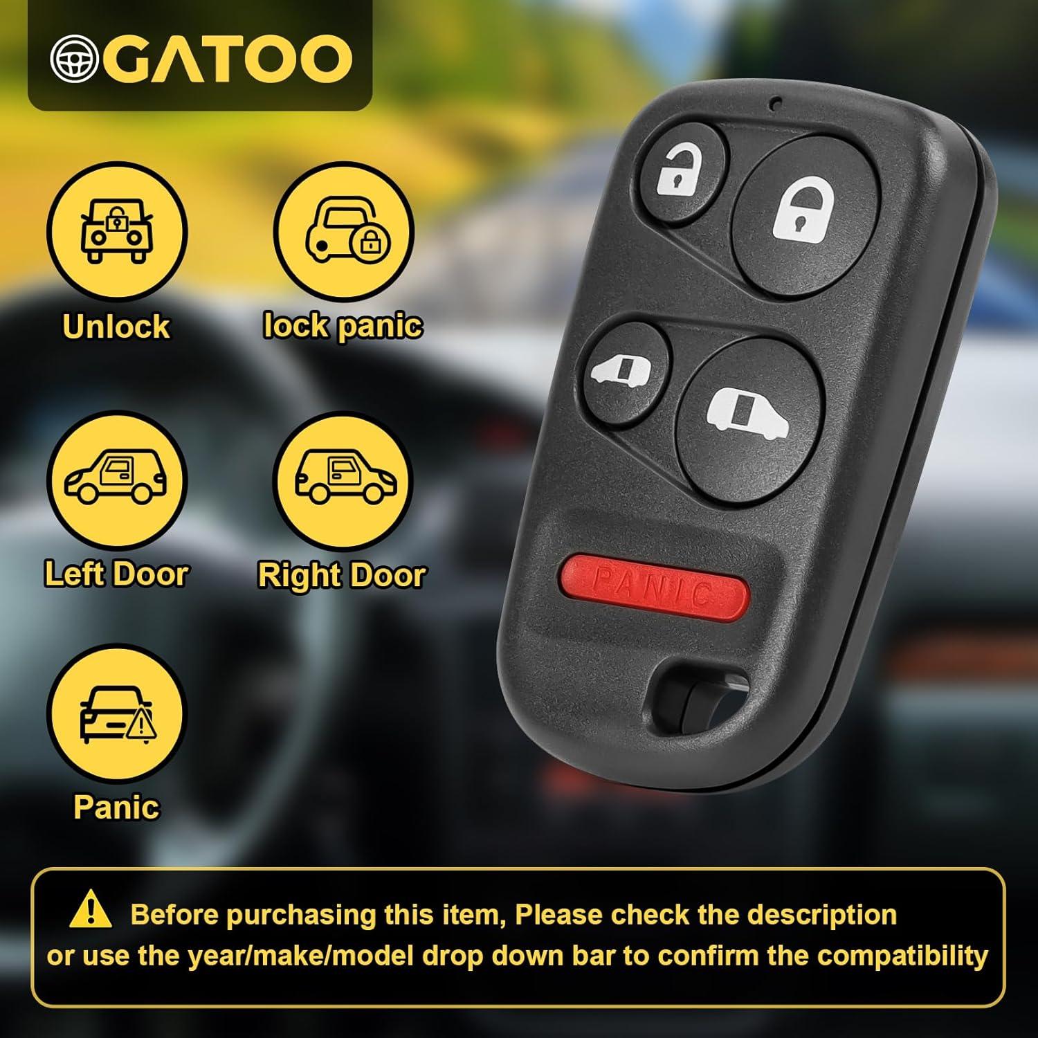 Llavero Control Remoto OGATOO para Honda Odyssey 2001-2004