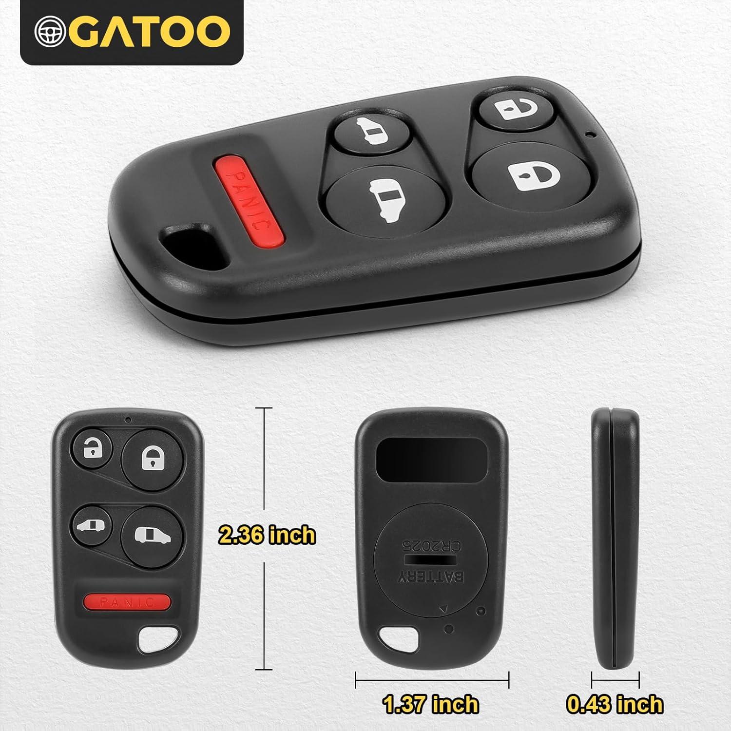 Llavero Control Remoto OGATOO para Honda Odyssey 2001-2004