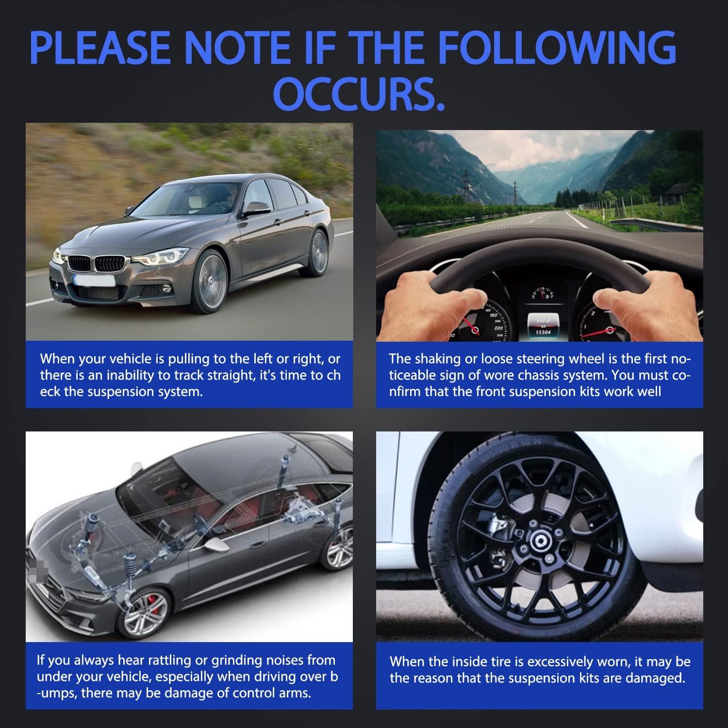 Kit de Suspensión Inferior Frenzybro para BMW E46 1999-2006