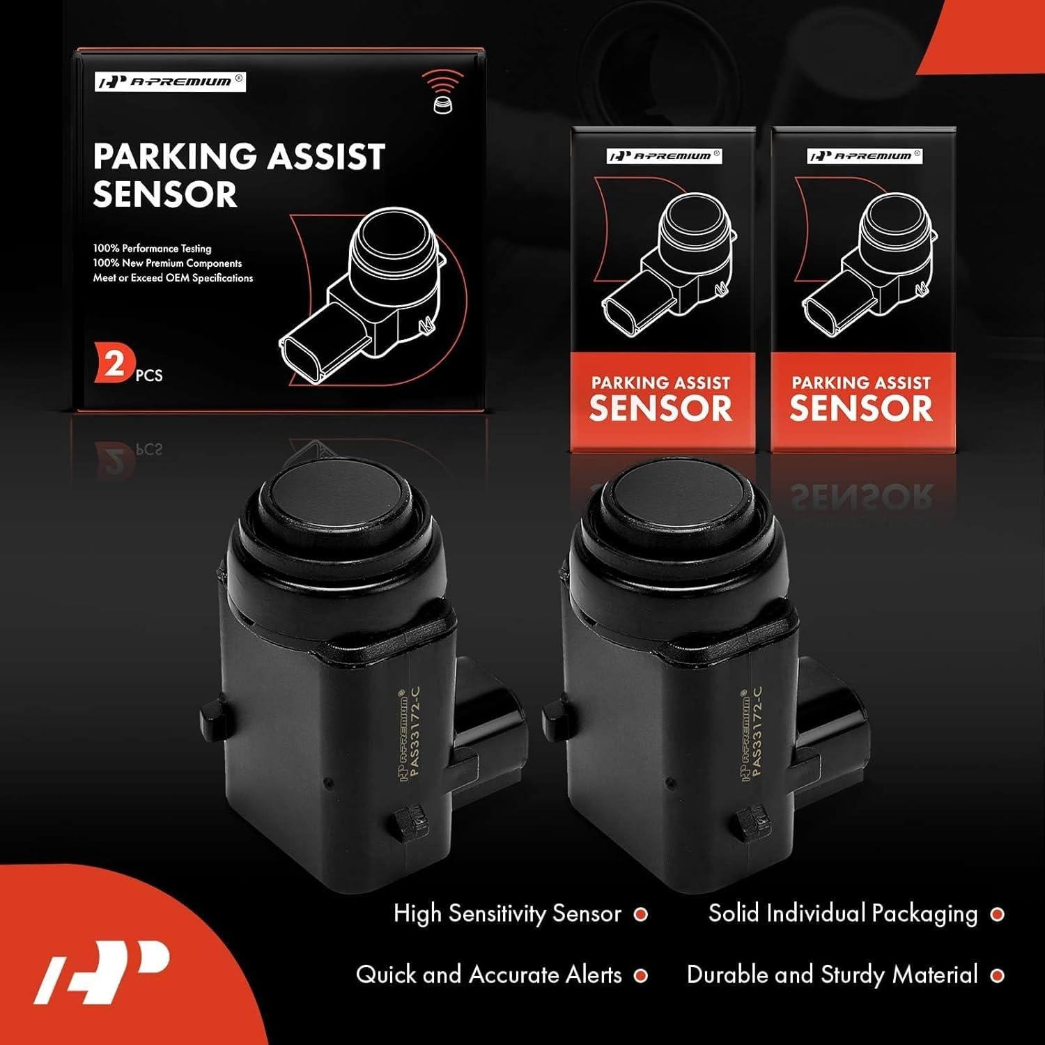 Sensor de Estacionamiento A-Premium 2 Piezas Ford Saab