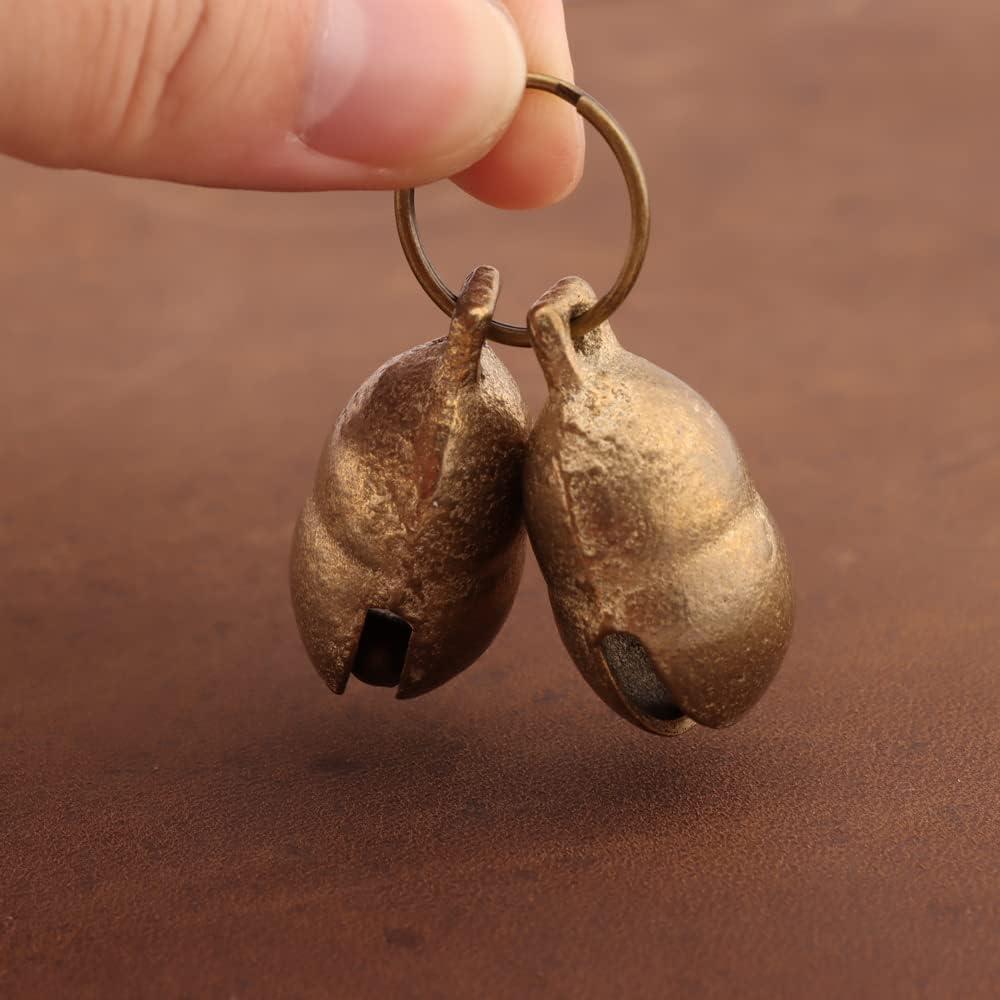 Campana de Latón para Perros Kcrygogo 4 Piezas Sonido Fuerte