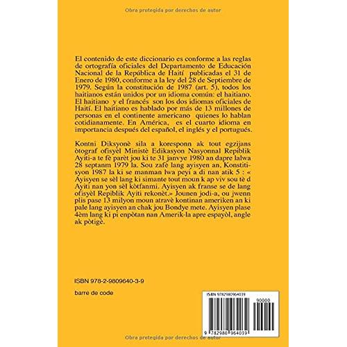 DICCIONARIO HAITIANO-ESPAÑOL/DIKSYONÈ AYISYEN-ESPAYÒL (Spanish Edition)