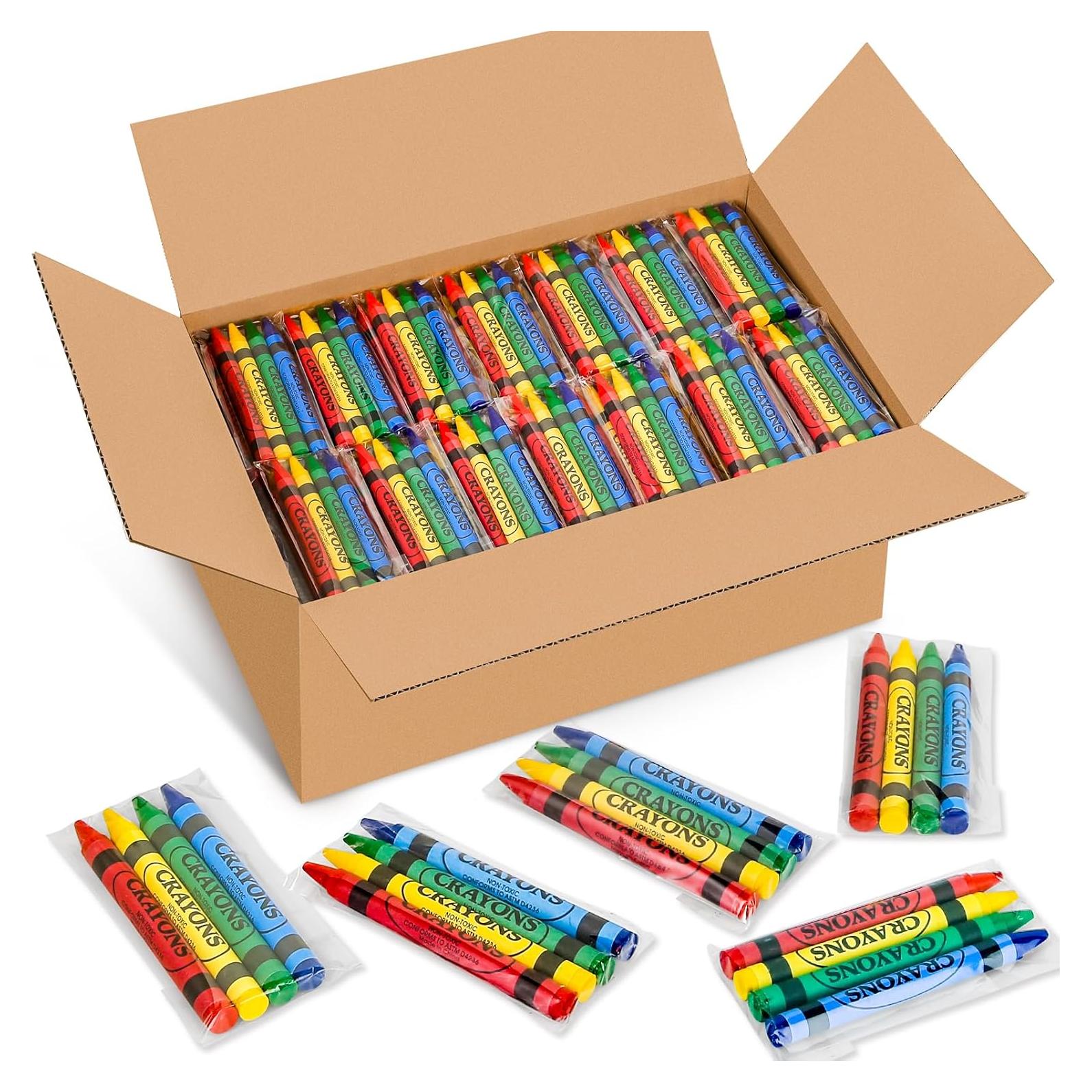 150 Crayones Ellinjan 4 Colores Mini para Niños