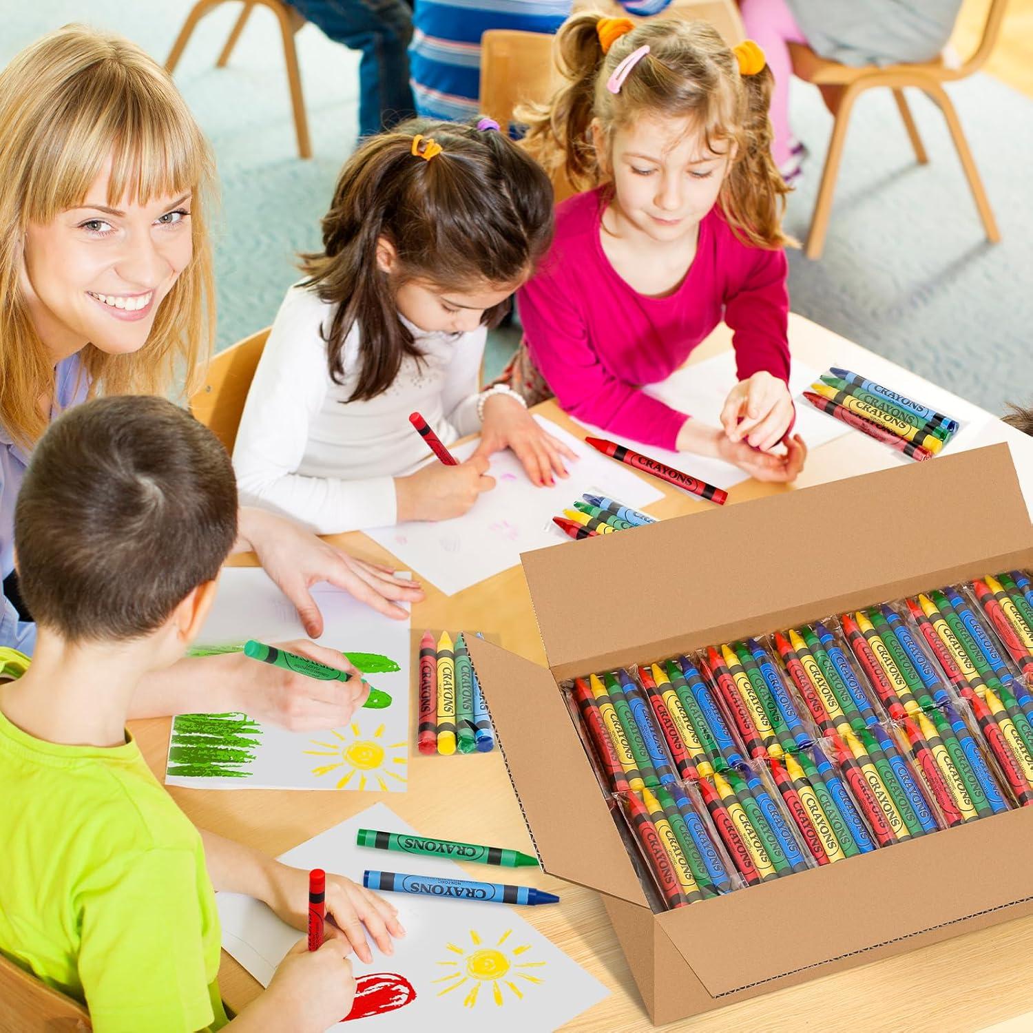 150 Crayones Ellinjan 4 Colores Mini para Niños