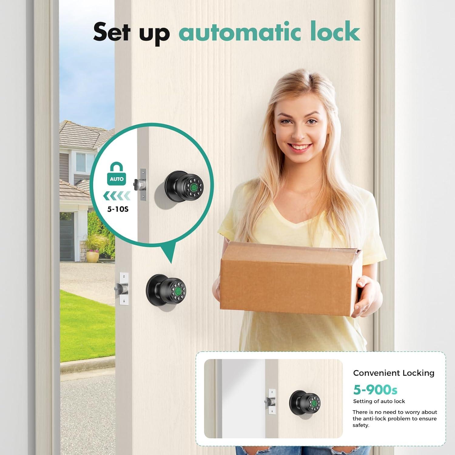 Cerradura Inteligente HEI LIANG con Huella Dactilar y App