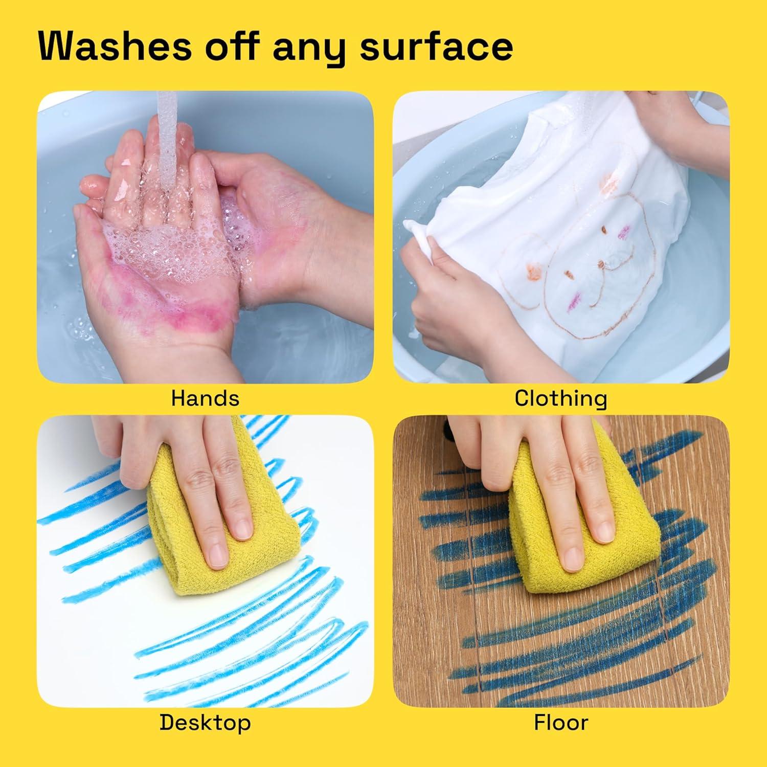 ARTISTRO Pintura Tempera Lavable en Barras - 6 Colores