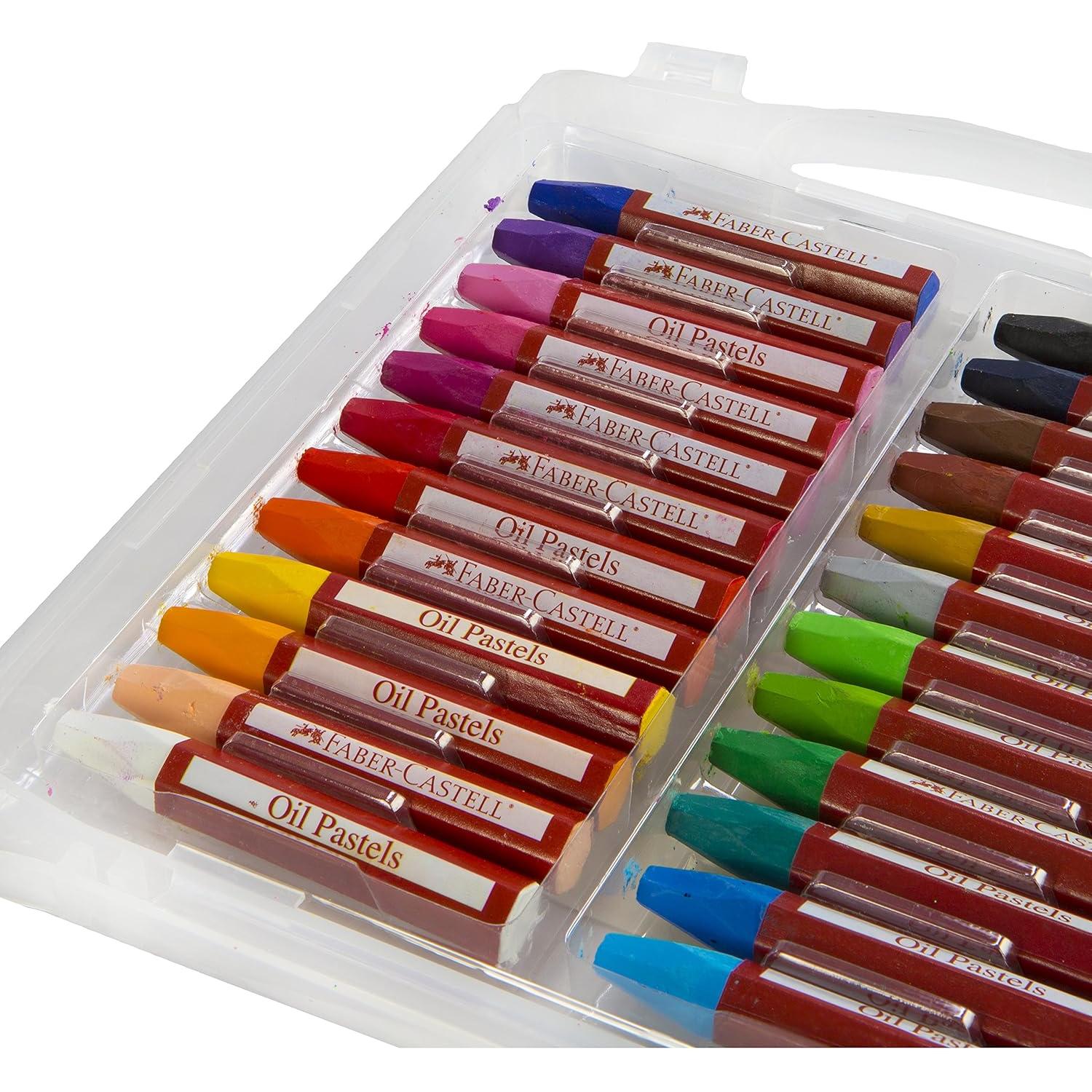 Pasteles de Aceite Faber-Castell 24 Colores No Tóxicos