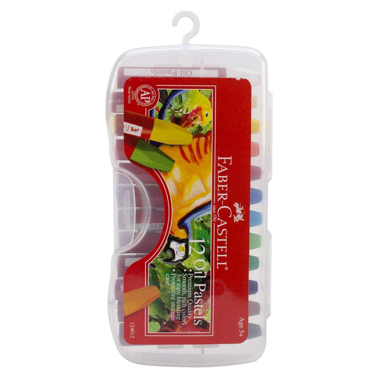 Pasteles de Aceite Faber-Castell 12 Colores No Tóxicos