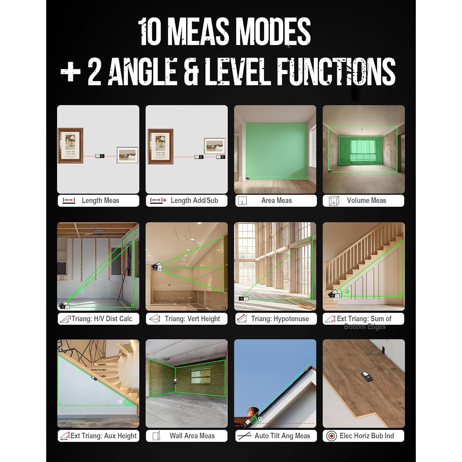 Medidor Láser Dual COROLLATA TZCB120 120m Aluminio IP54