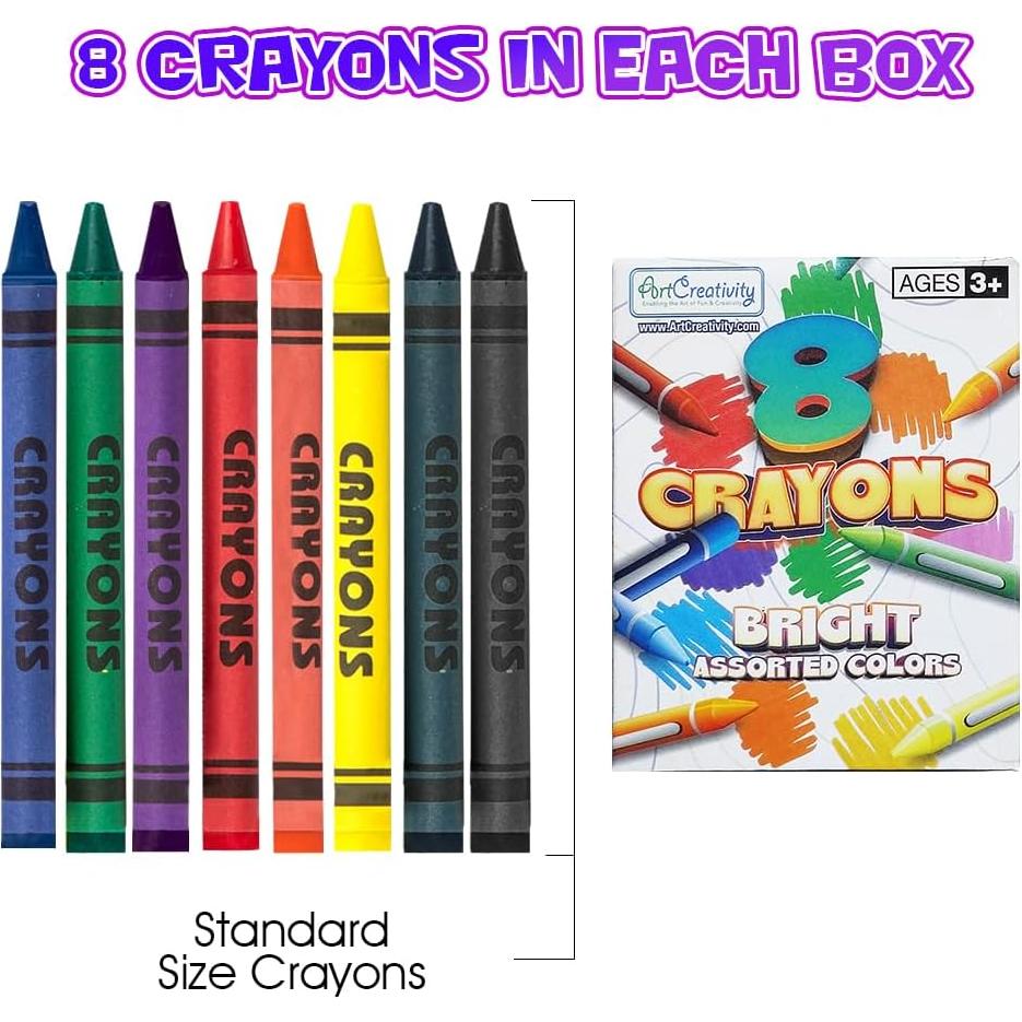 Crayones ArtCreativity 192 Unidades No Tóxicos para Niños