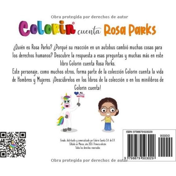 Colorin cuenta Rosa Parks (Las Minibiografias de Colorin Cuenta) (Spanish Edition)