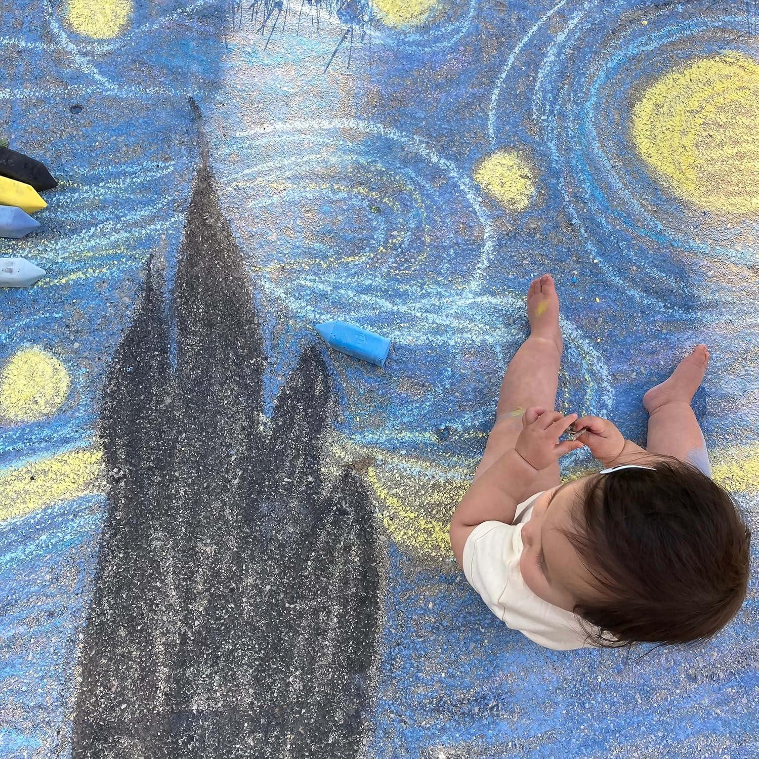 Tiza Jumbo Urban Infant No Tóxica para Niños - Noche Estrellada