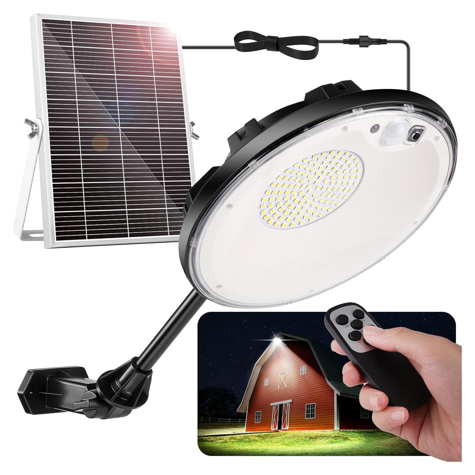 Ropelux Luz Solar 3500LM con Sensor y Control Remoto