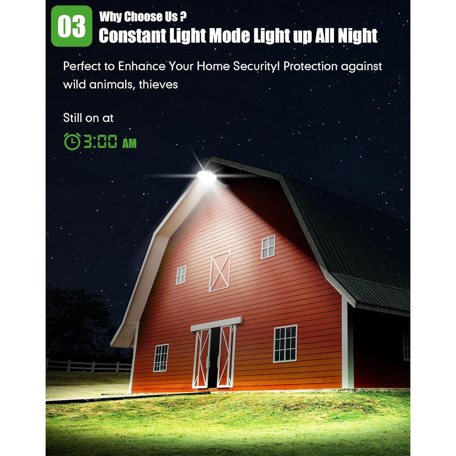 Ropelux Luz Solar 3500LM con Sensor y Control Remoto