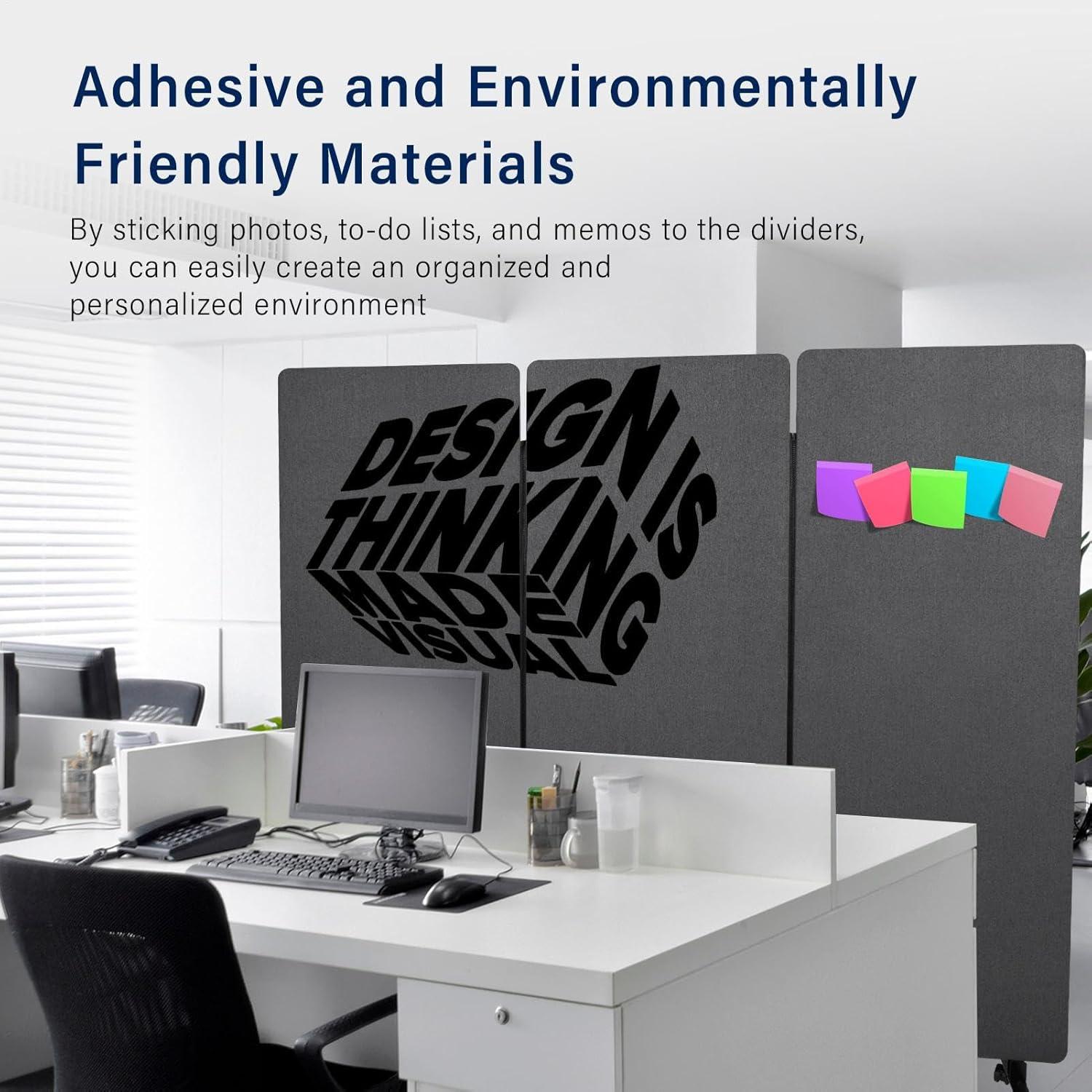 Divisor de Habitaciones Aislante Acústico Genérico 183cm Gris