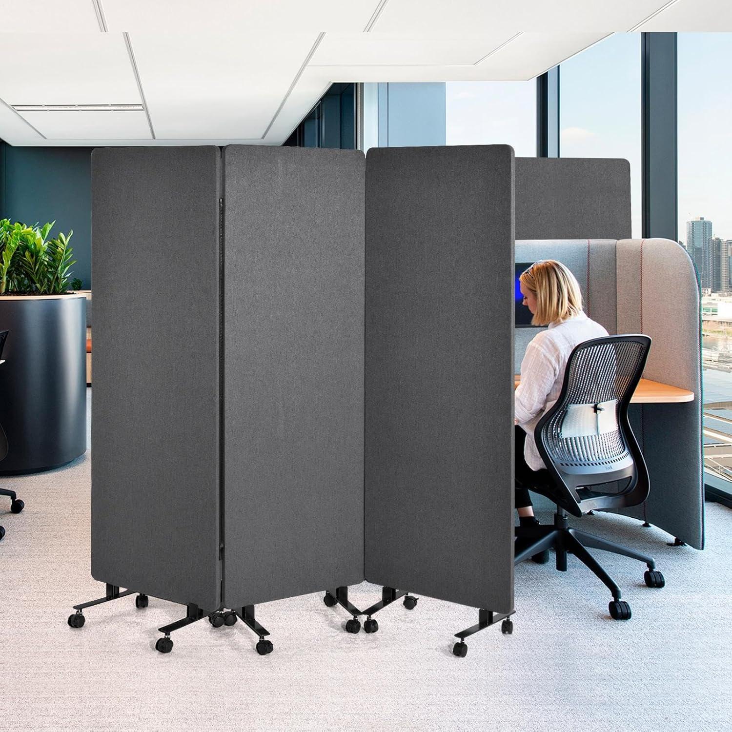 Divisor de Habitaciones Aislante Acústico Genérico 183cm Gris