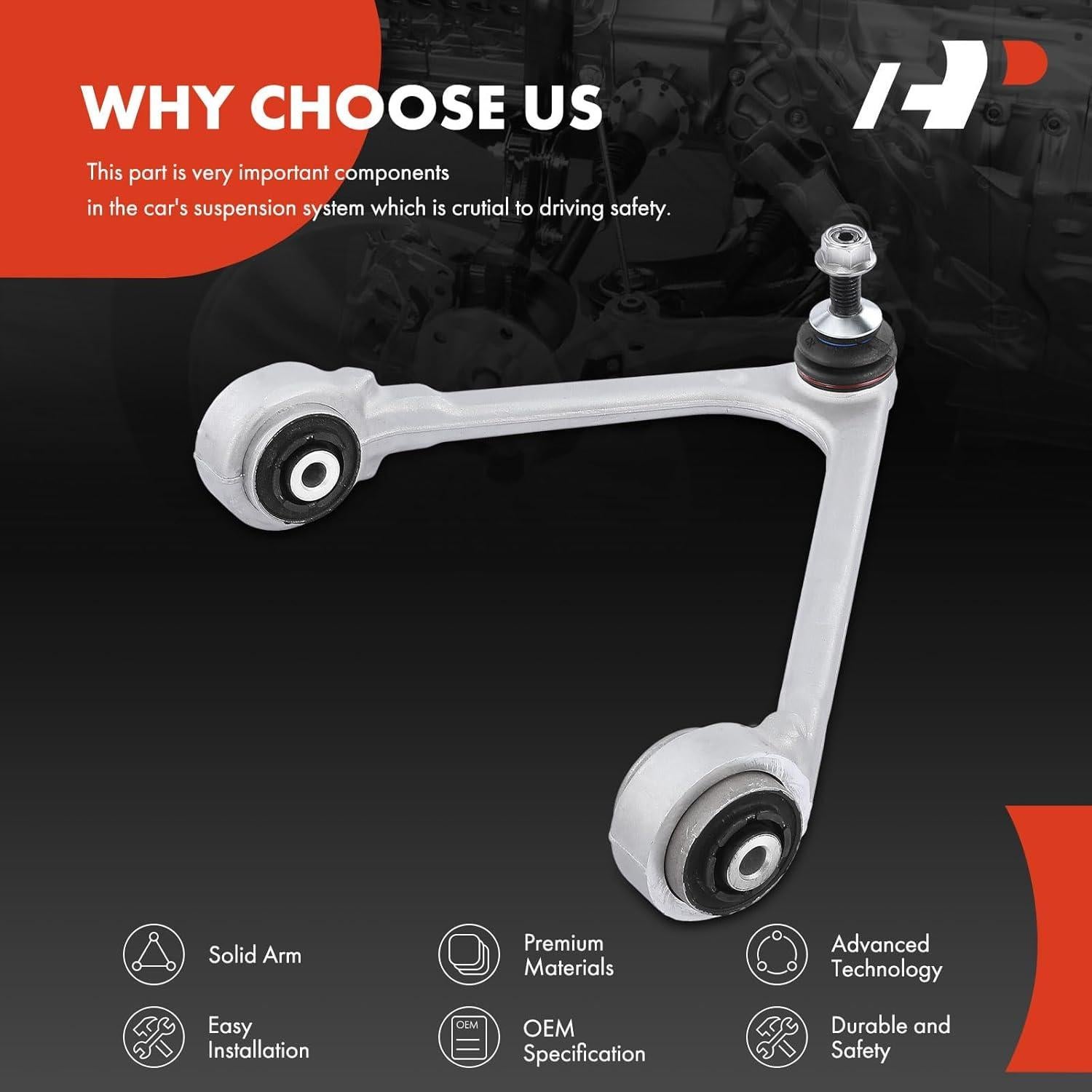 Brazo de Control Superior Derecho A-Premium para Jaguar XJ 2011-2019