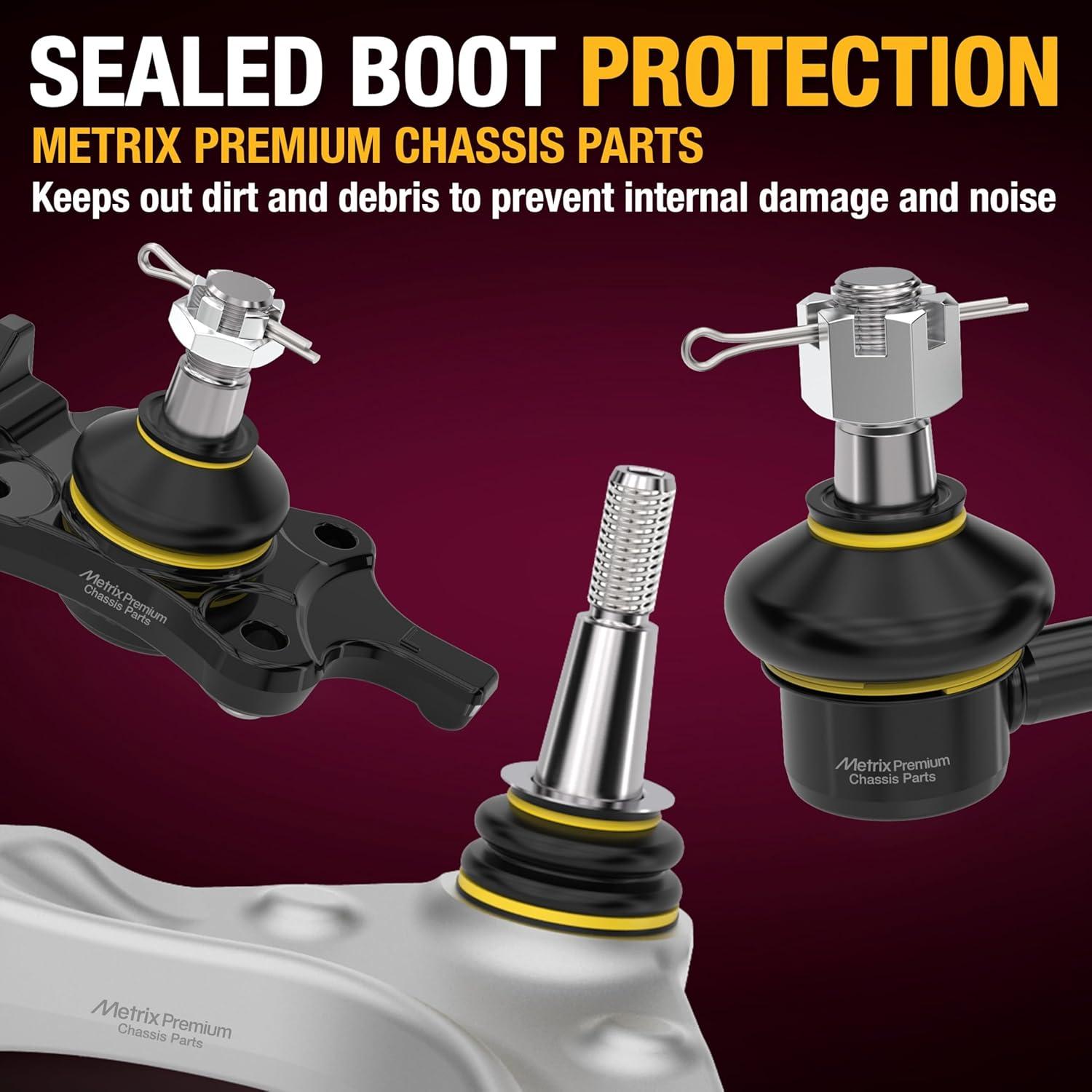 Kit de Brazo de Control Frontal 6 Piezas Metrix para Renault Koleos y Nissan Rogue