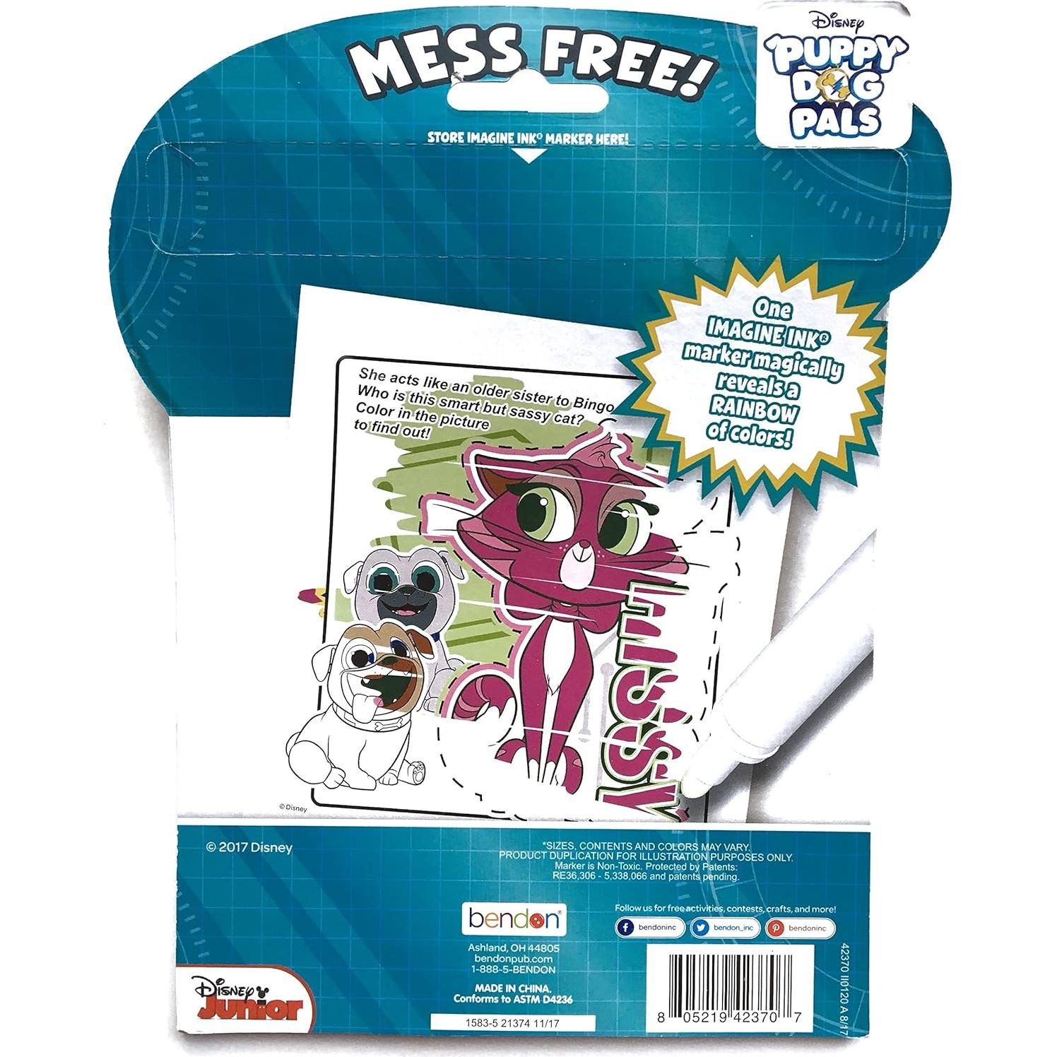 Libro de Juego y Pintura Mágica Bendon Puppy Dog Pals