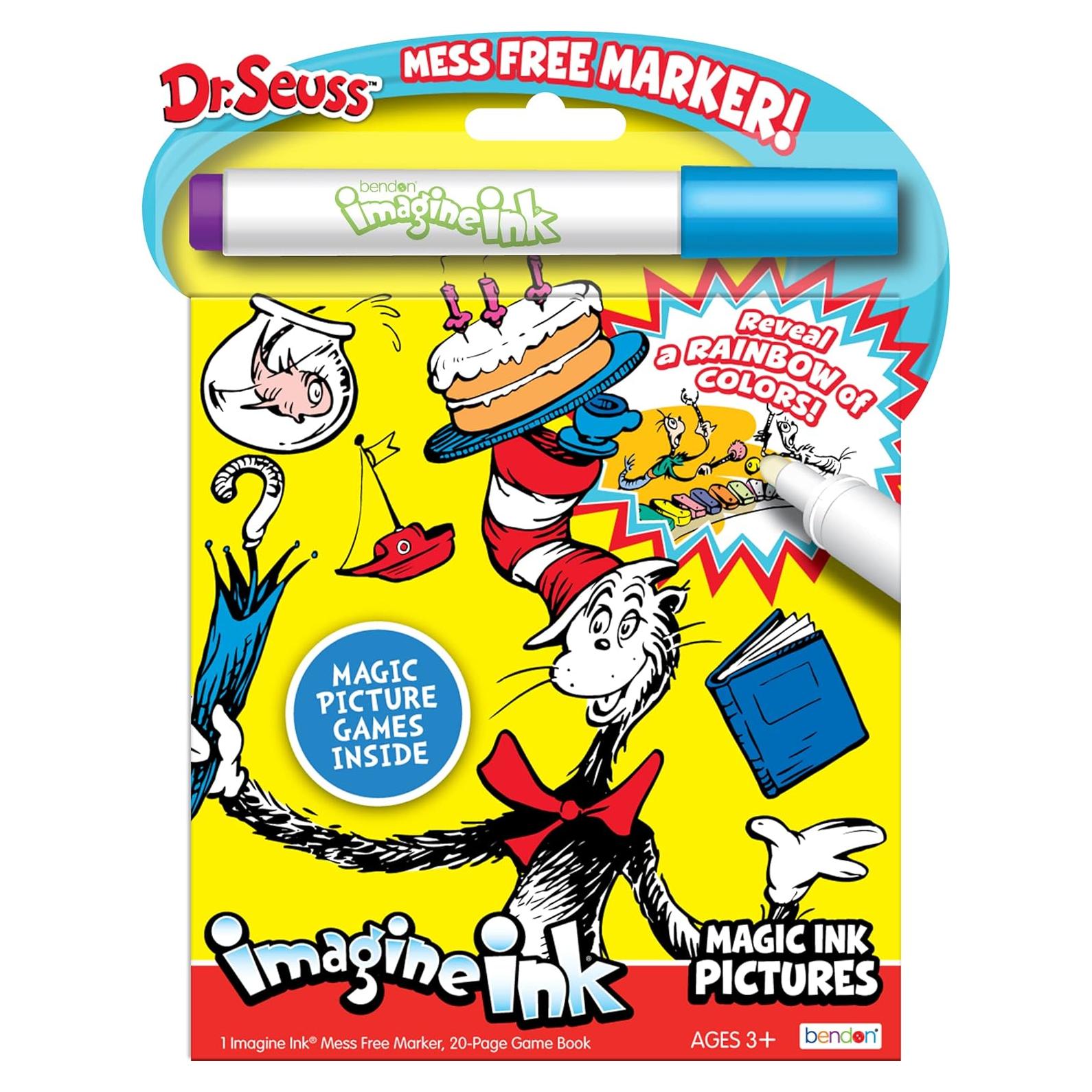 Libro de Tinta Mágica Bendon Dr. Seuss 20 Páginas