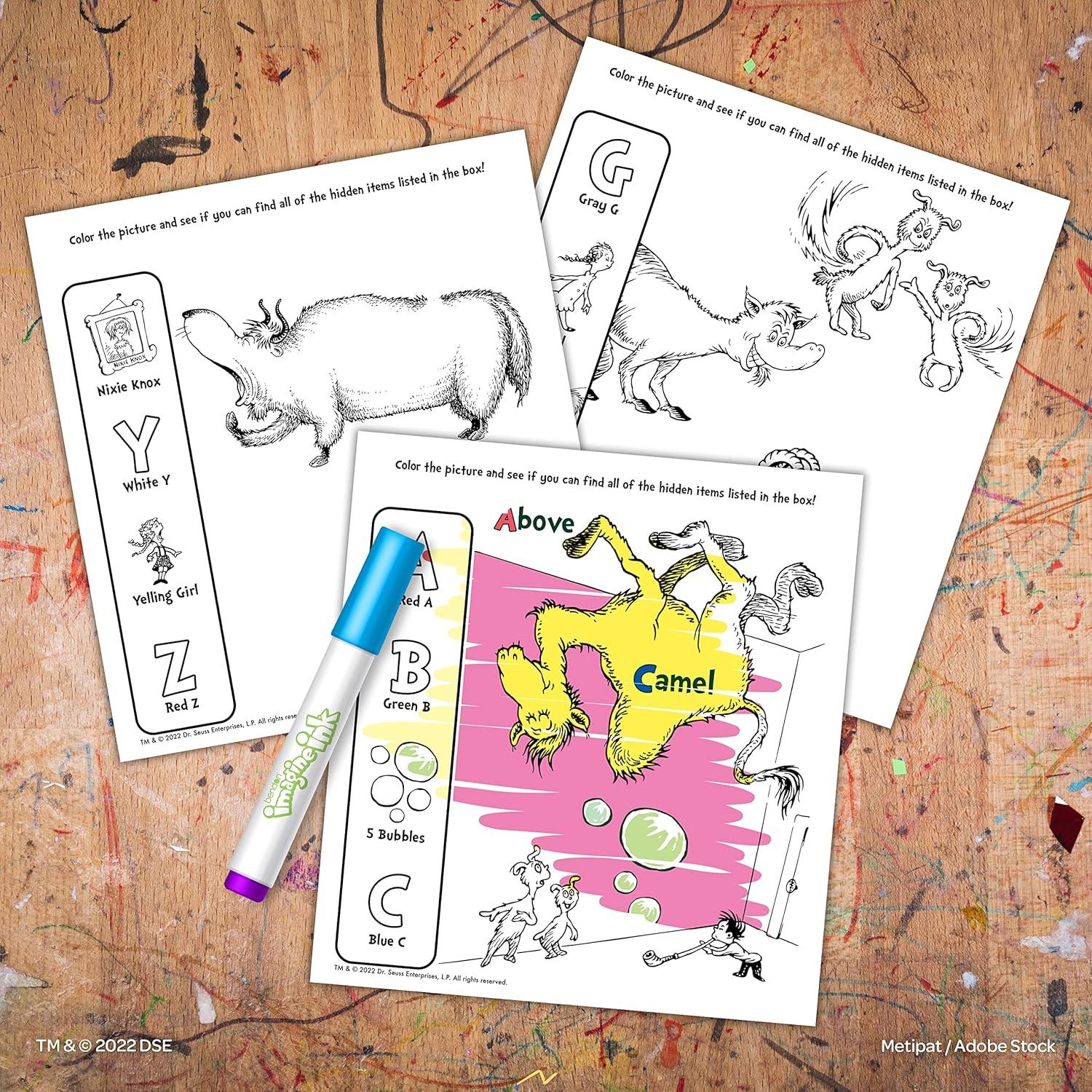 Libro de Tinta Mágica Bendon Dr. Seuss 20 Páginas