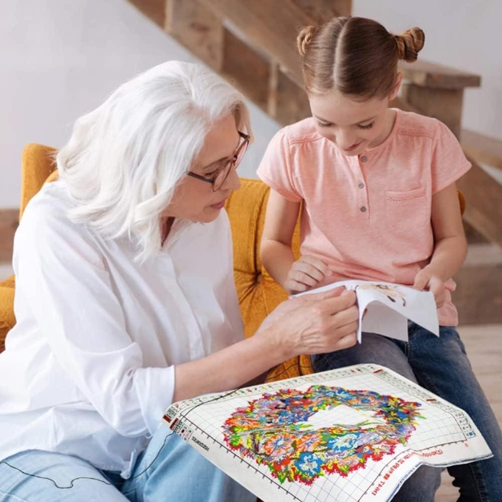 Kit de Punto de Cruz Baipisan Mariposa 11CT para Adultos