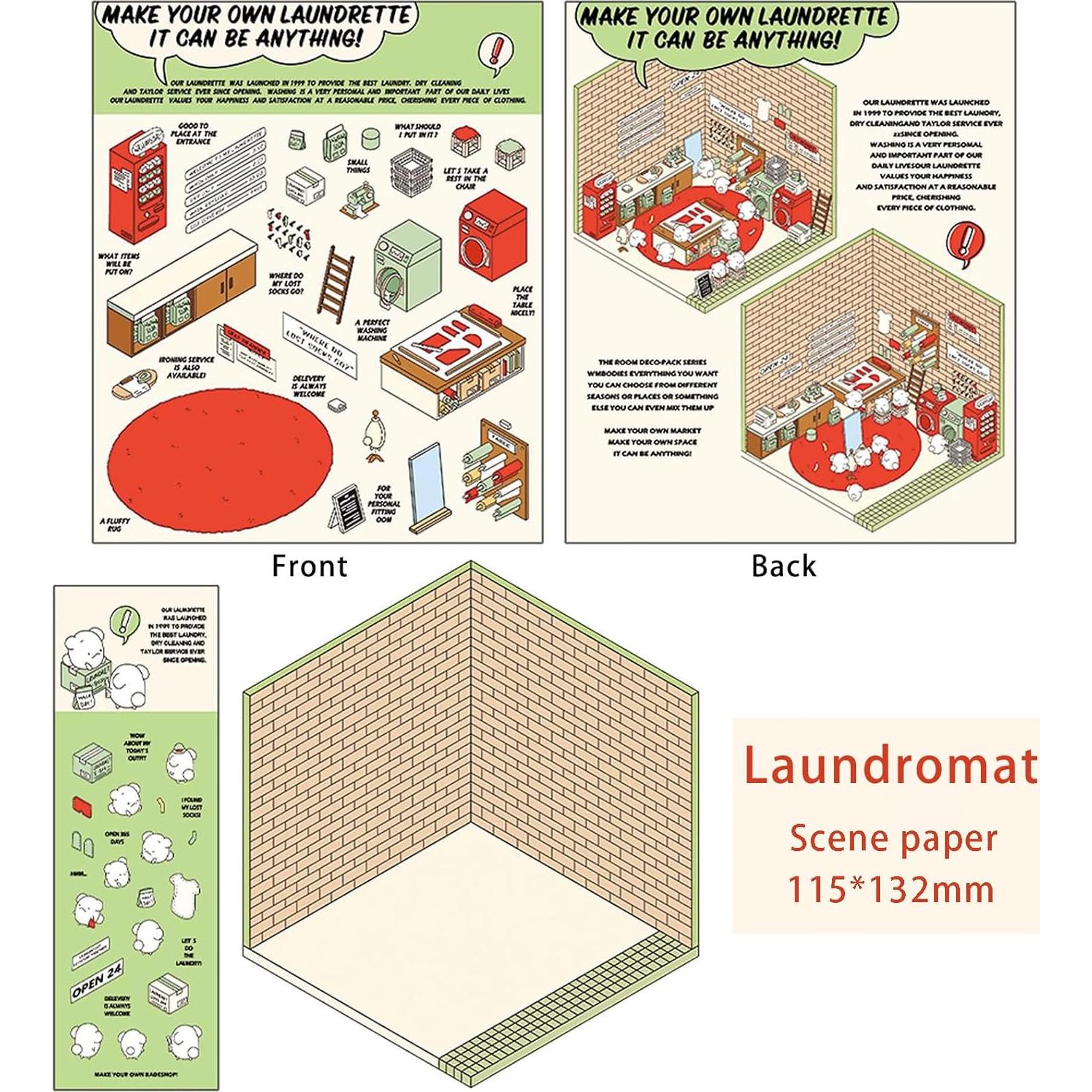 4 Juegos de Pegatinas 3D Cyhdddr para Casa DIY