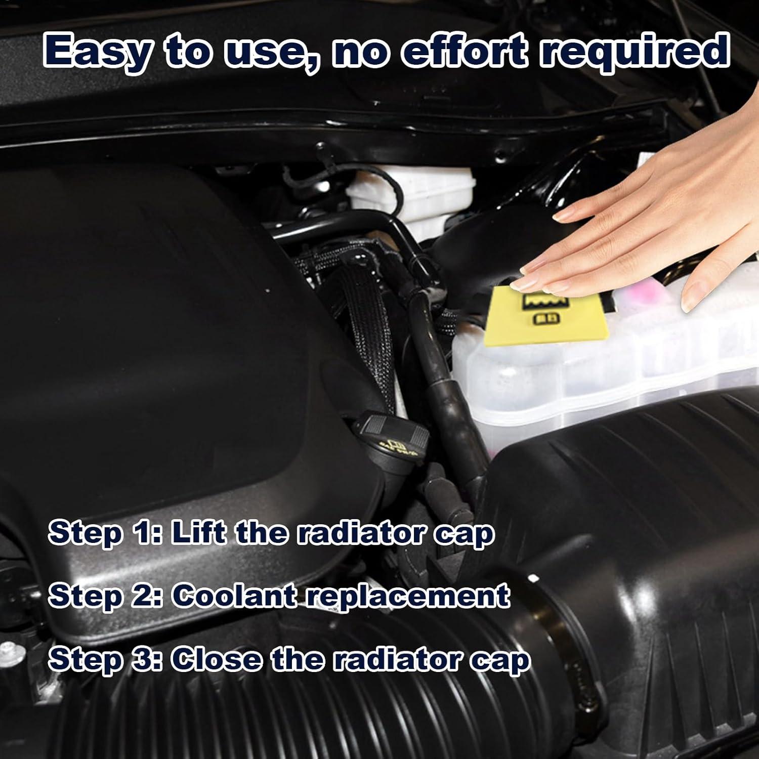 Tapa de Refrigerante CmeRto Amarilla 2 Pcs Compatible Jeep/Dodge/Chrysler/Ram